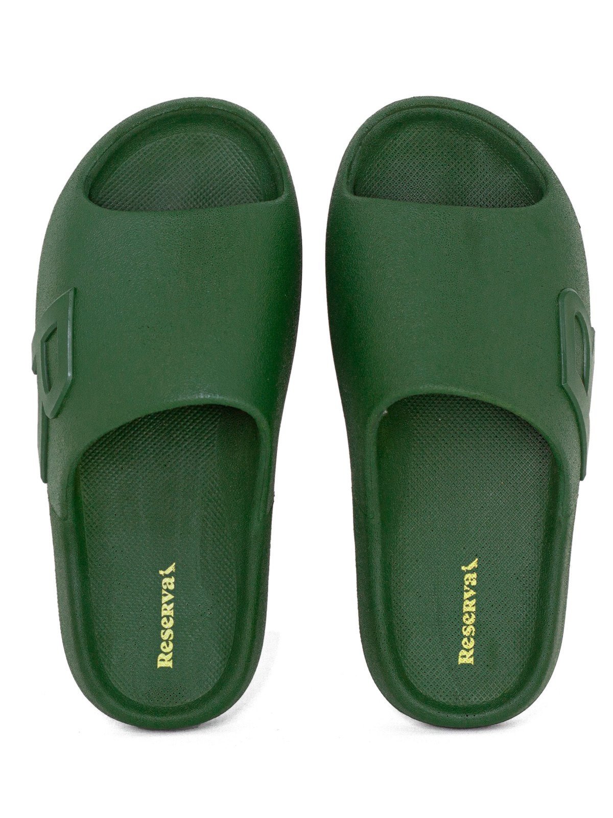 Sandália Masculina Reserva Go Slide Type R Casual RSV Confortável Verde Militar