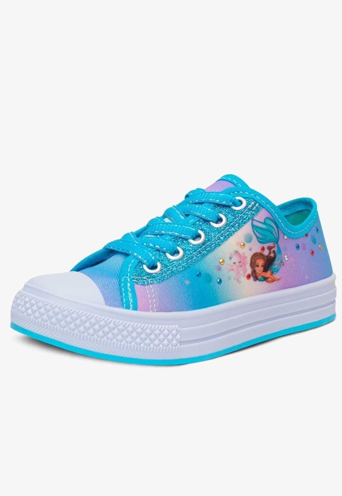 Infantil – Tênis Feminino Pópidi Escolar Fantasmas Azul