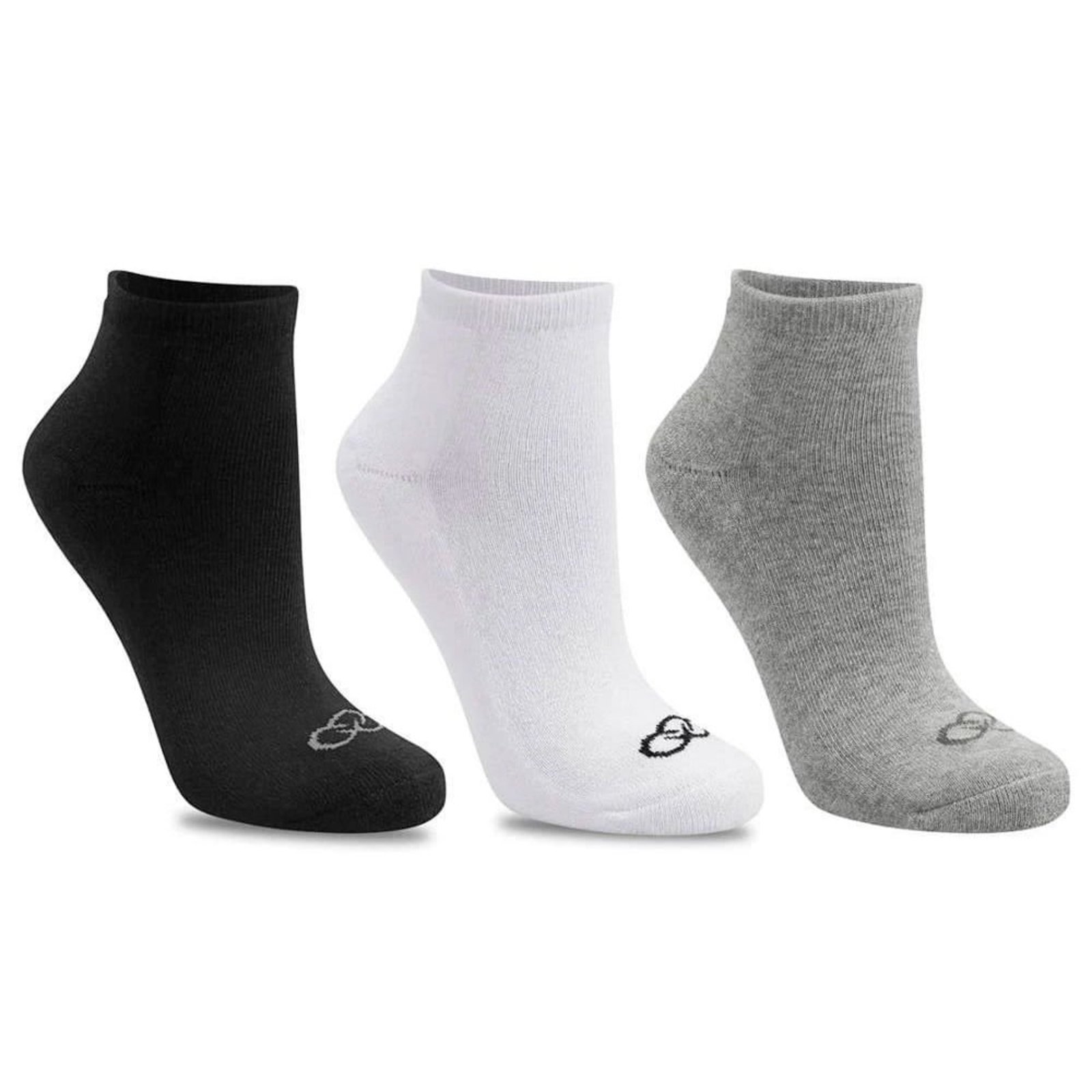 Kit 3 Pares de Meia Feminino Olympikus Cano Curto