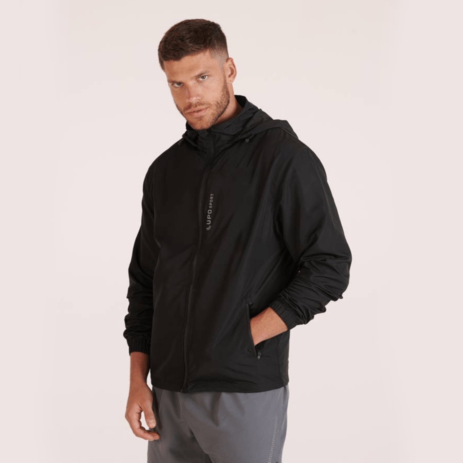 Jaqueta Windbreak Masculino Importada Lupo 77131 Preto