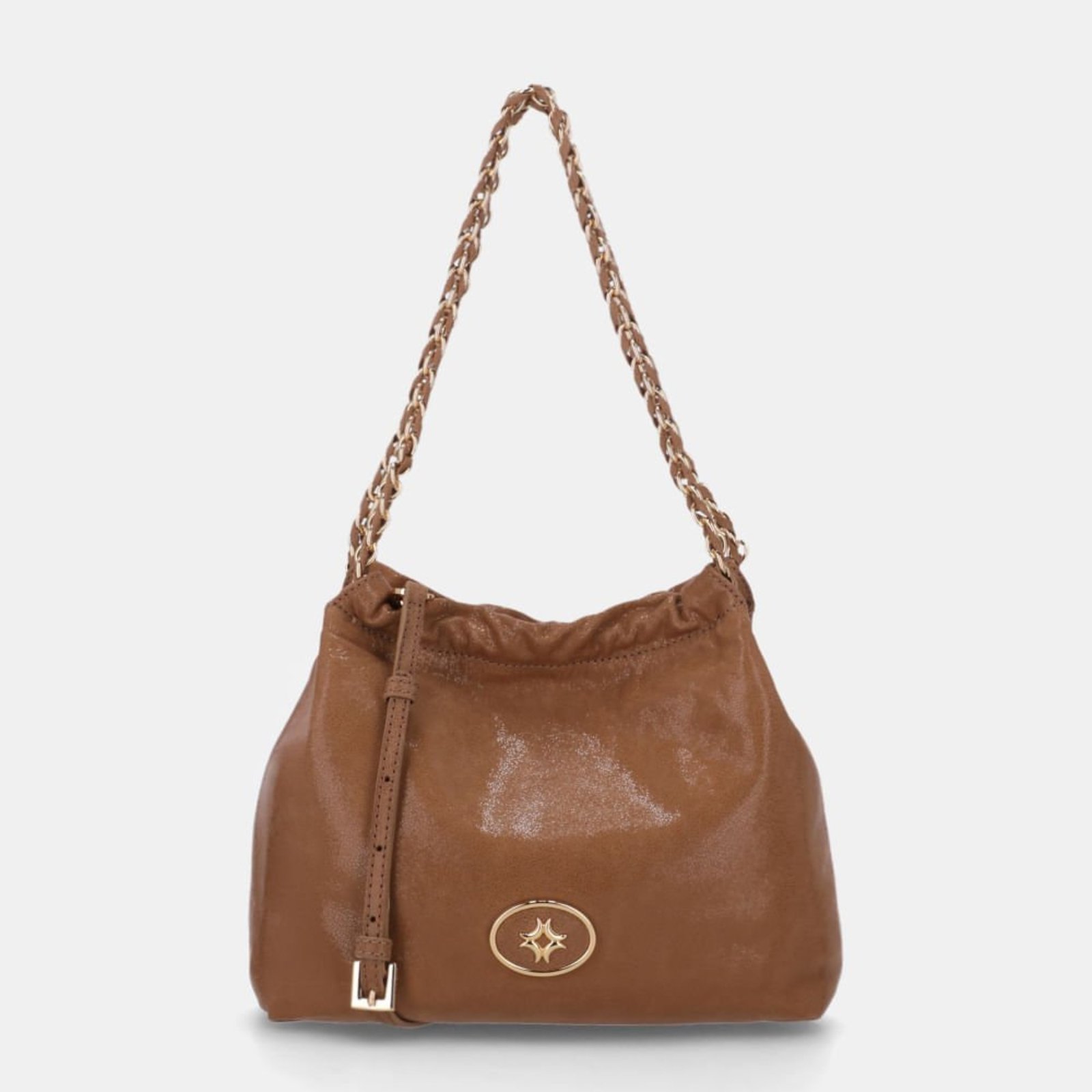 Bolsa Hobo Média Arenito Ginger - 2000959 Luz da Lua