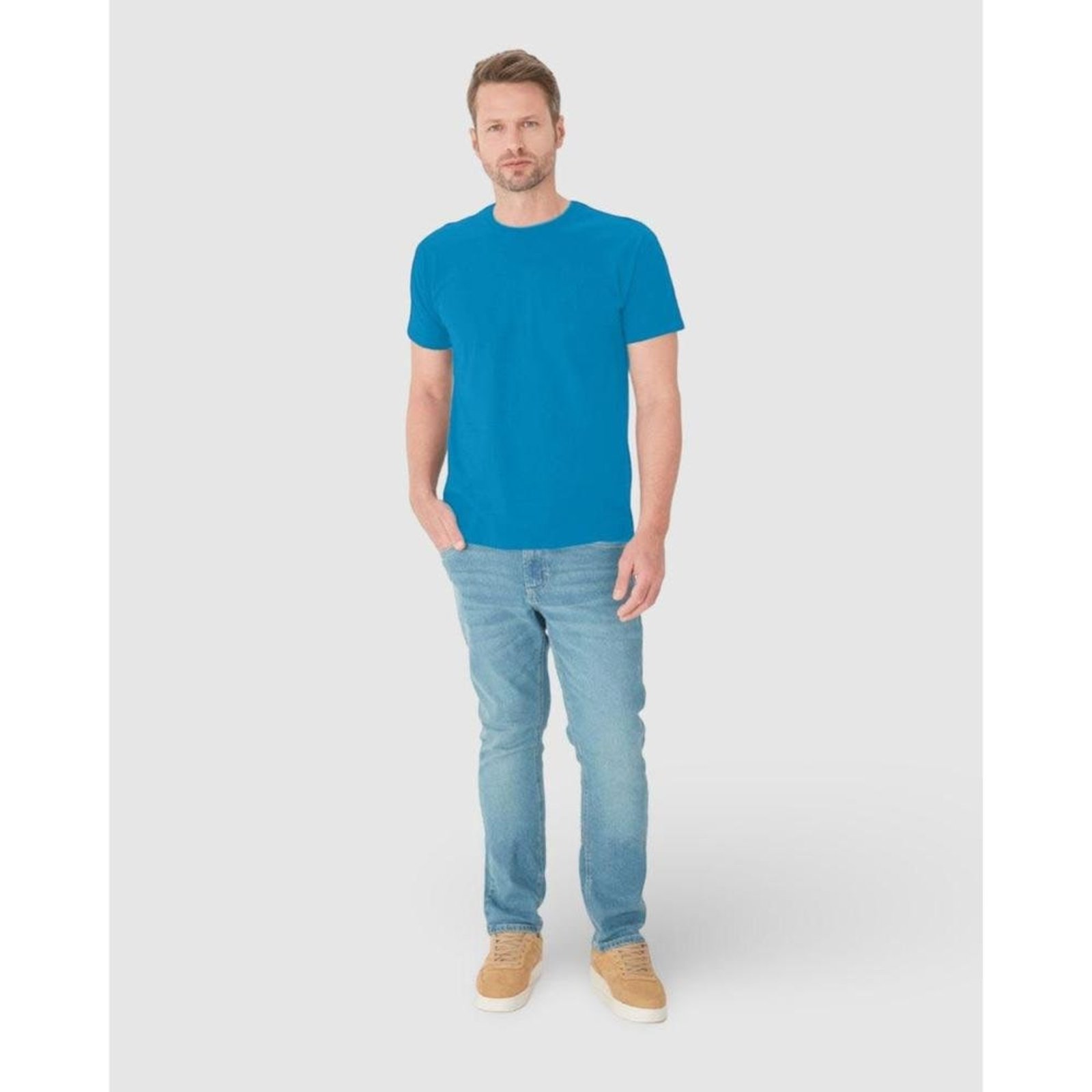 Camiseta Original Masculina Decote Redondo Em Algodão