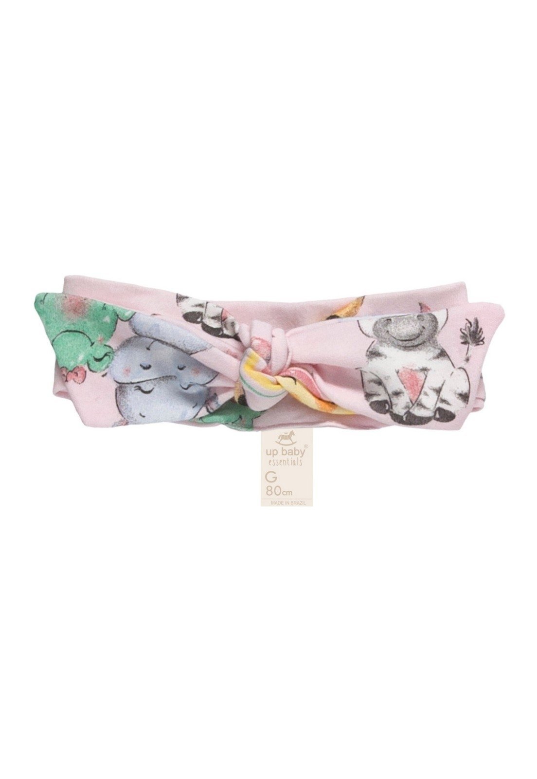 Infantil – Faixa para Cabelo Menina em Suedine Up Baby Rosa