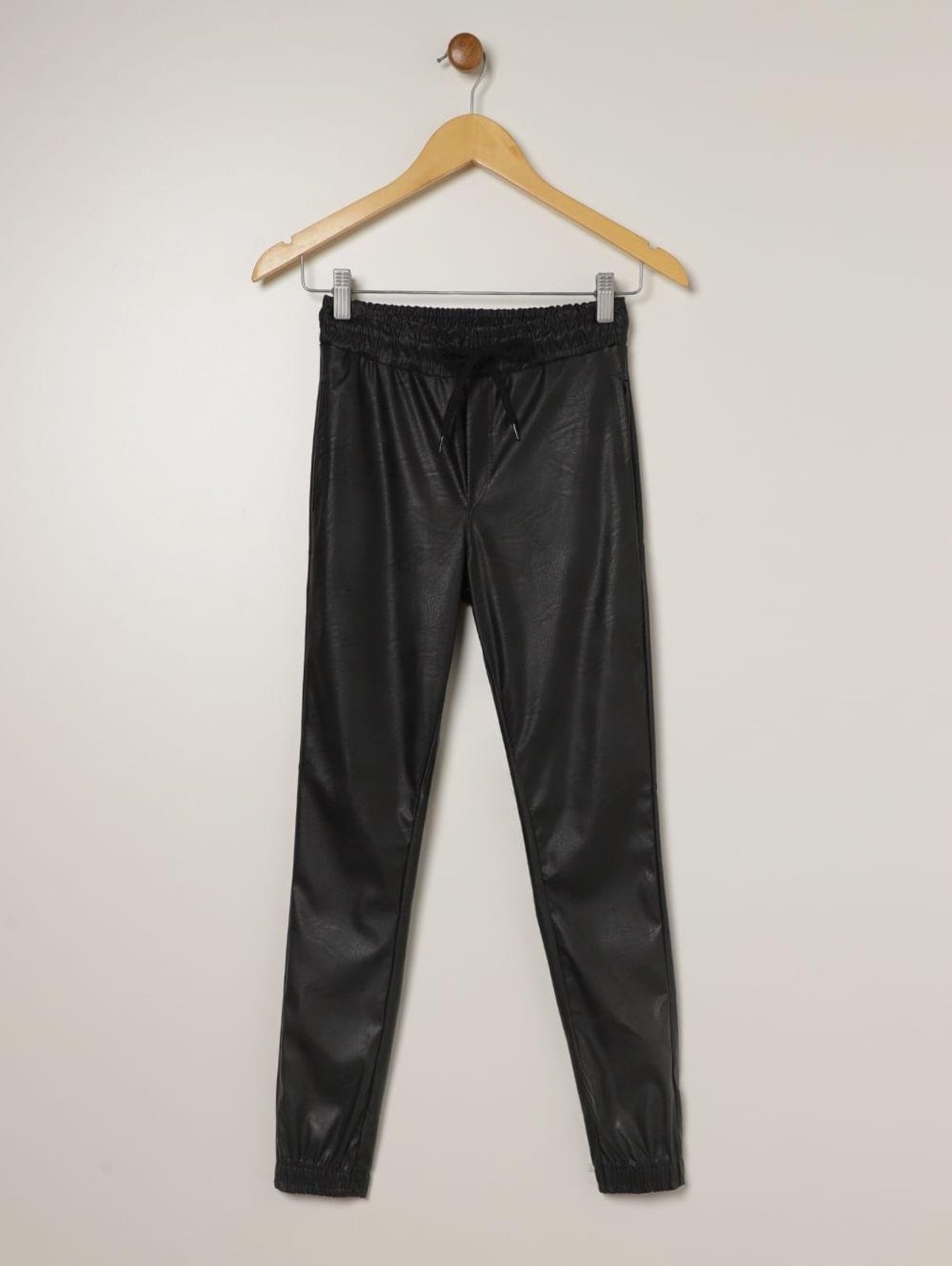 Infantil - Calça Jogger Juvenil Para Menina - PRETO
