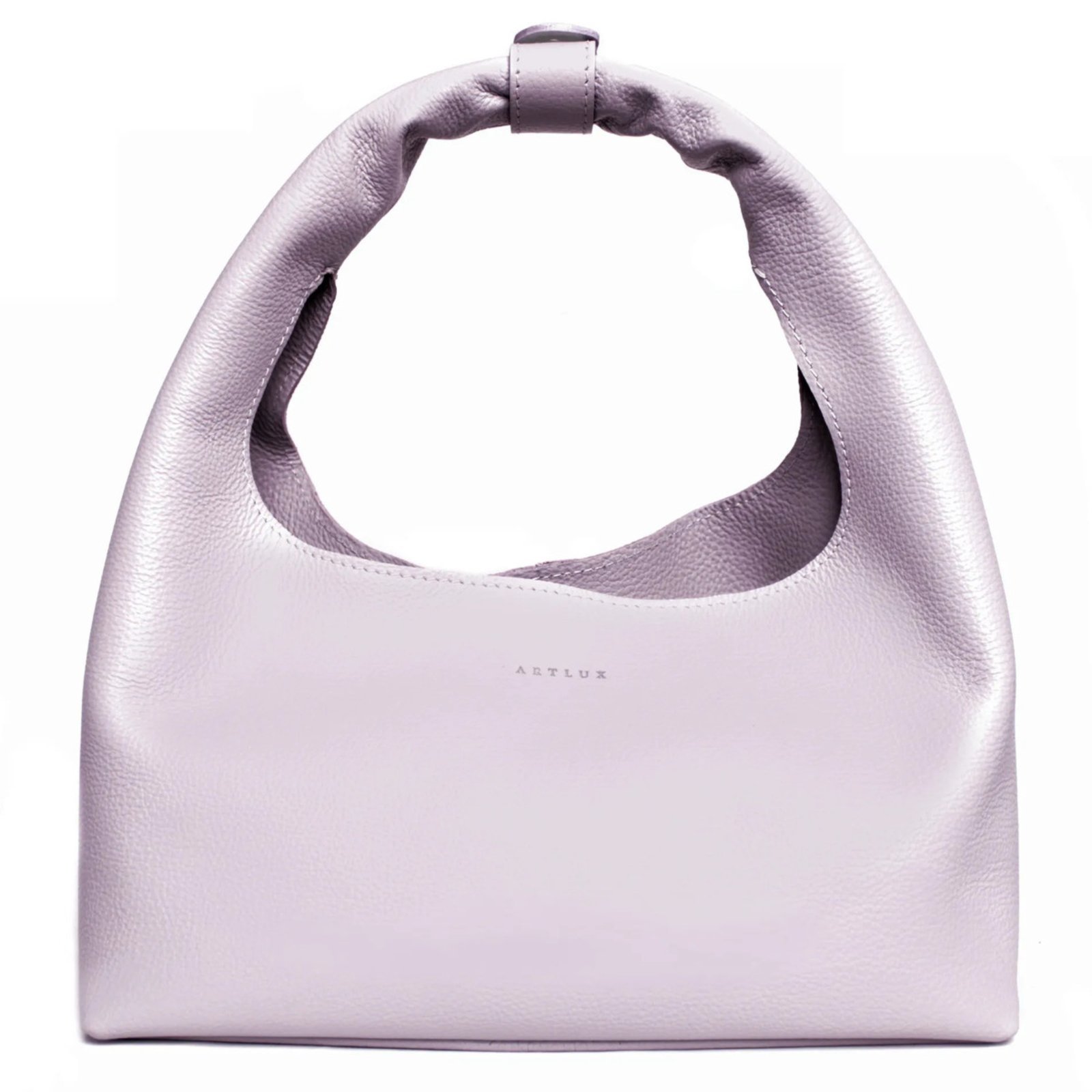 Vista 2 Bolsa Sack Bag em Couro Artlux SB-001 Lavanda unico lavanda Artlux unico lavanda
