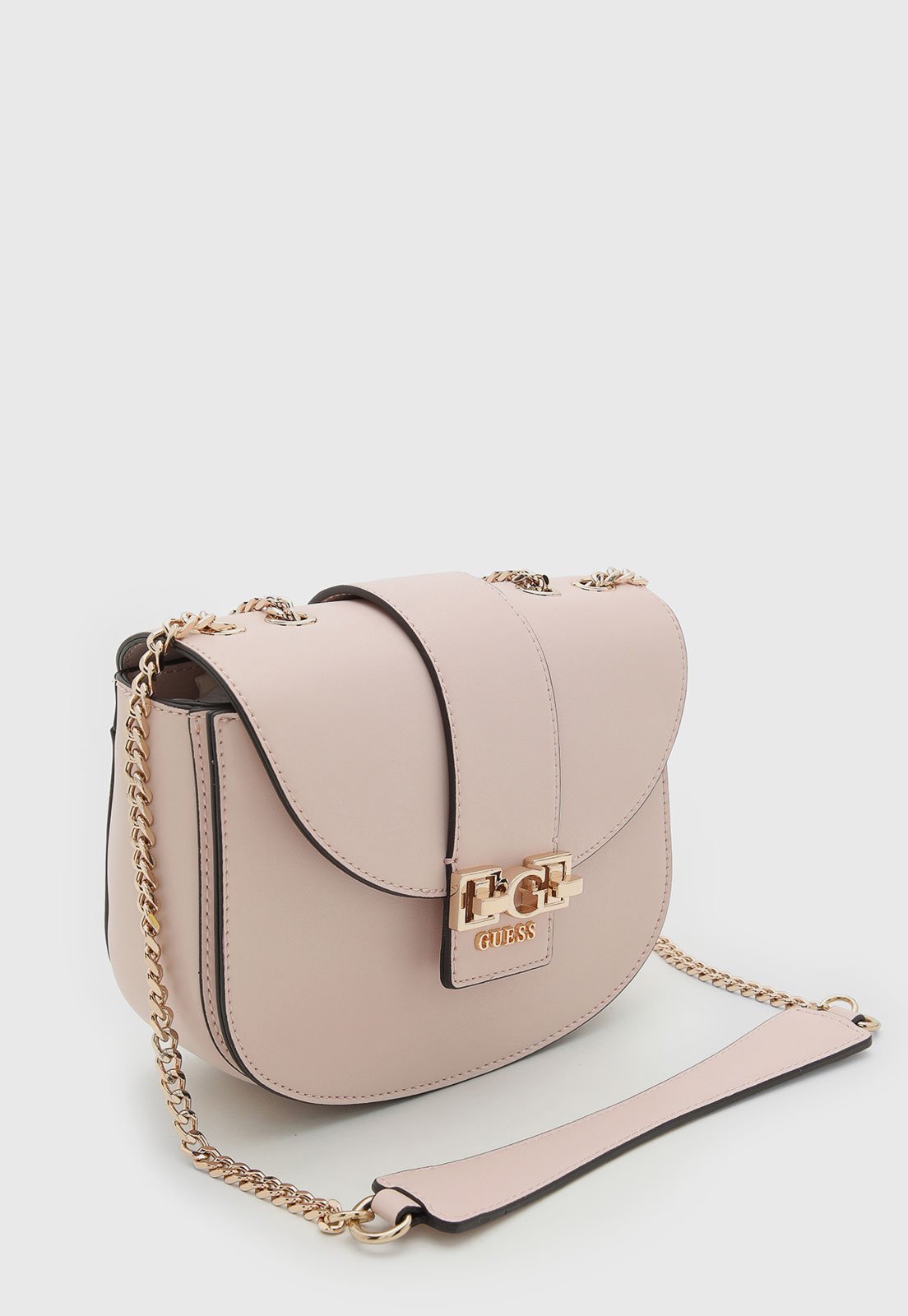 Vista 3 Bolsa Feminina Guess Logo Rosada nude nude