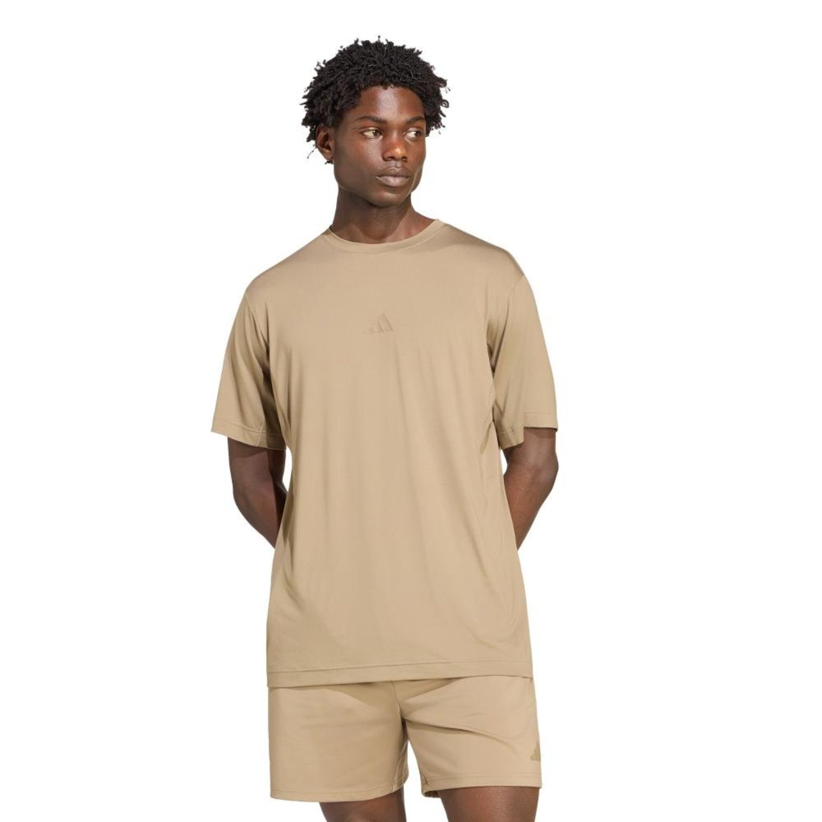 Camiseta Puremotion adidas Performance Bege