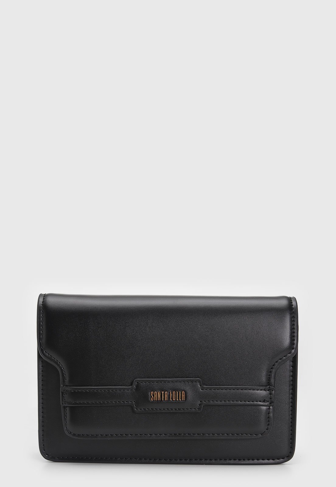 Bolsa Tiracolo Santa Lolla Alça Corrente Preta