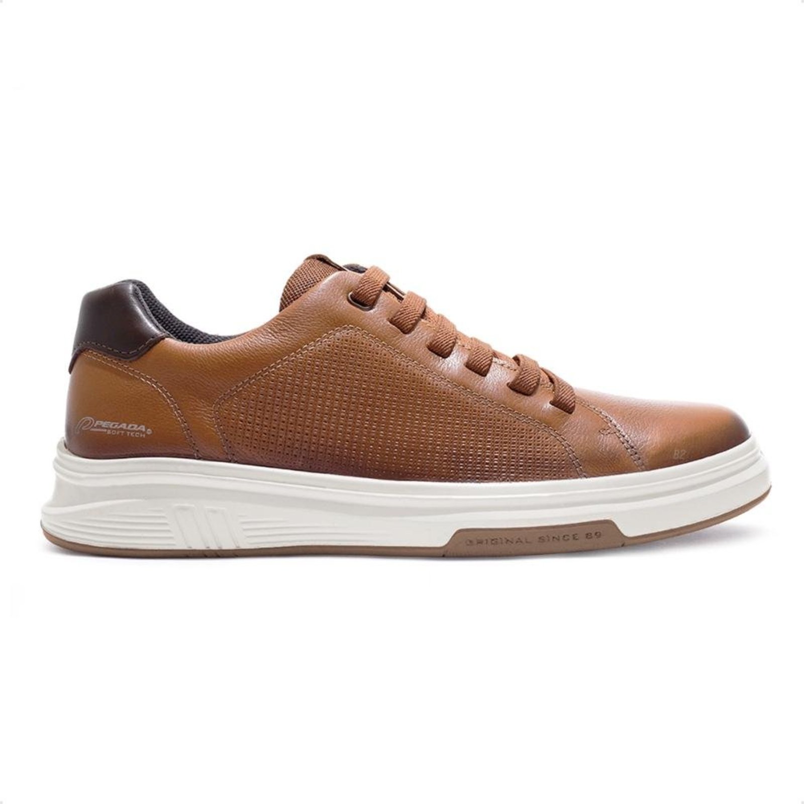 Sapatênis Pegada Trace Casual Masculino Marrom
