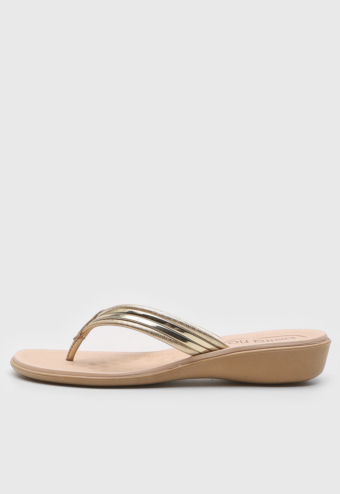 Chinelo Beira Rio Dedo Dourado