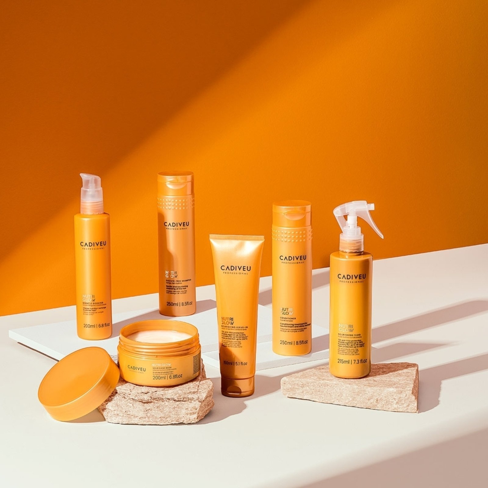 Vista 3 Kit Cadiveu Professional Nutri Glow Fluído e Açaí Oil 110 (2 produtos) multicolorido Cadiveu Professional multicolorido