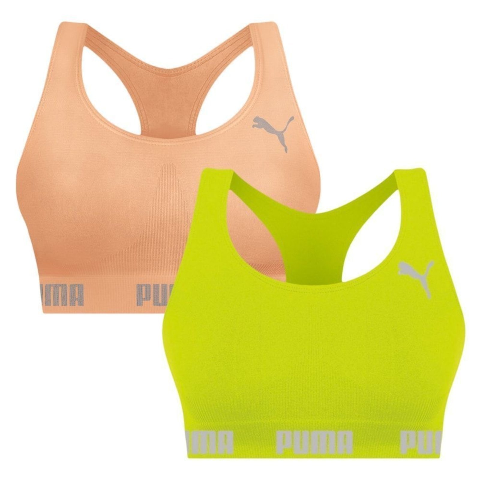 Kit 2 Tops Puma Nadador Sem Costura Feminino – Verde – puma