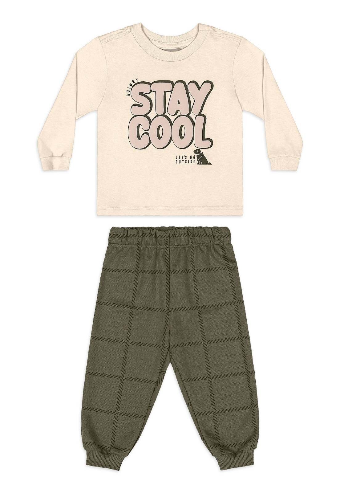 Infantil - Conjunto Stay Cool para Menino Quimby Preto