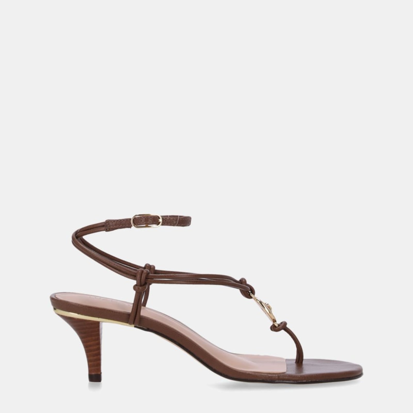 Sandália Salto Atacama Espresso - 81150003 Luz da Lua