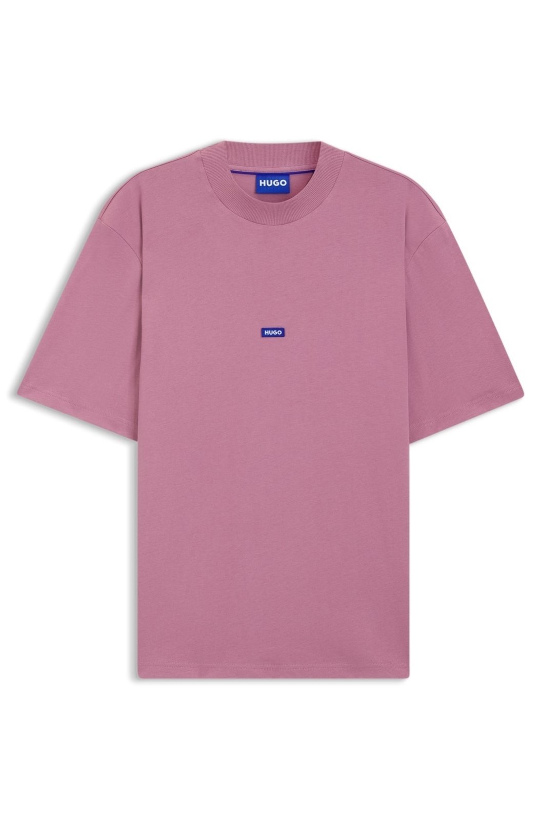 Camiseta De Ajuste Regular Em Algodão Com Logo