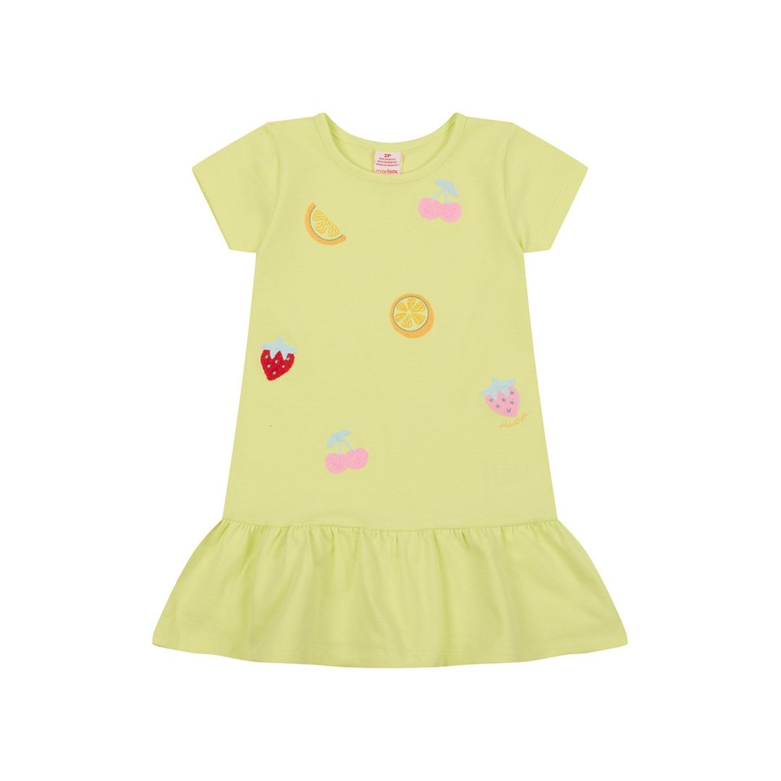Infantil - Vestido Curto Bordado Menina Marisol