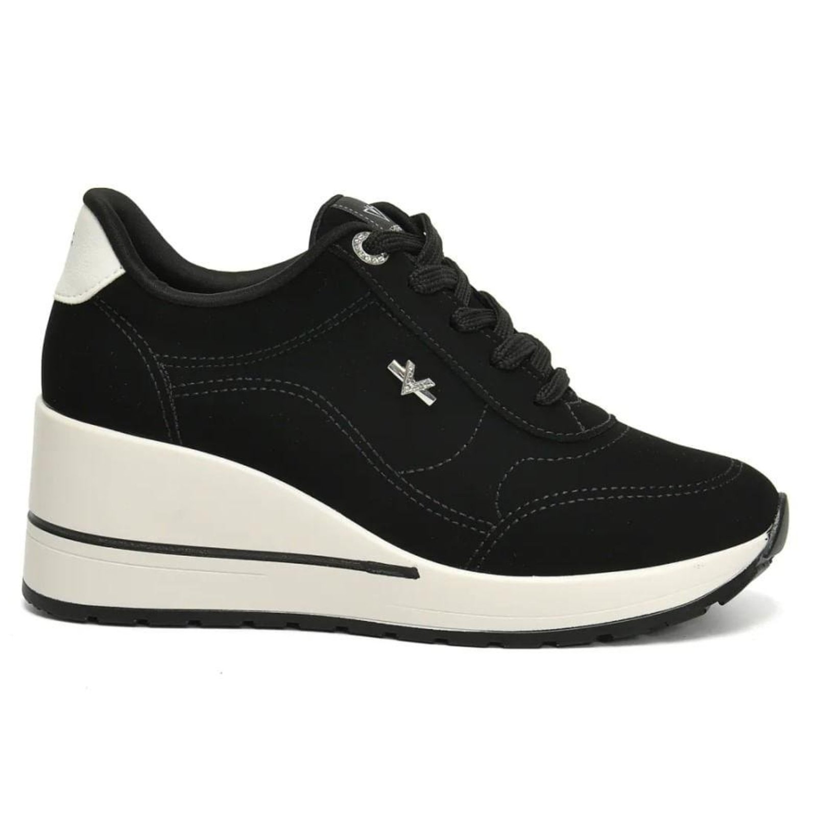 Tênis Anabela Via Marte Style Feminino Preto