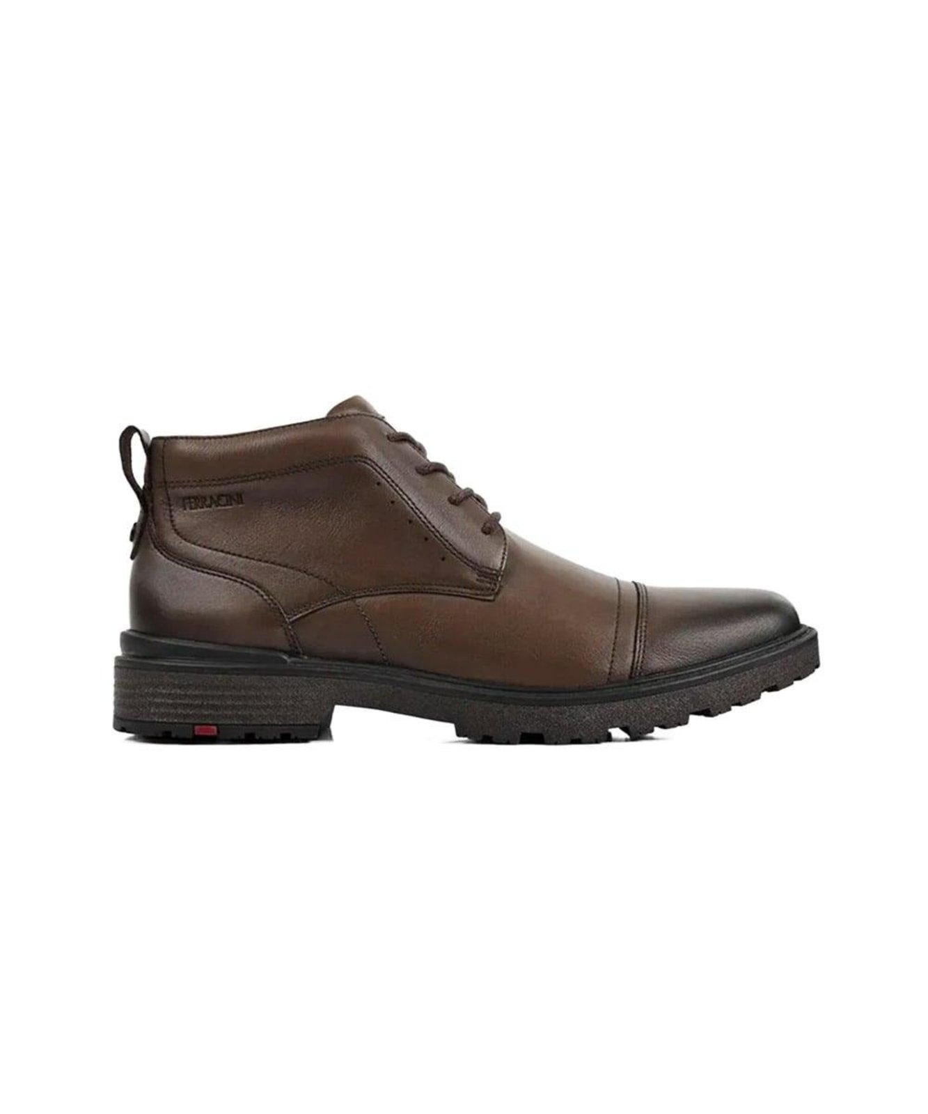 Bota Masculina Ferracini Atenas Couro Marrom Incolor