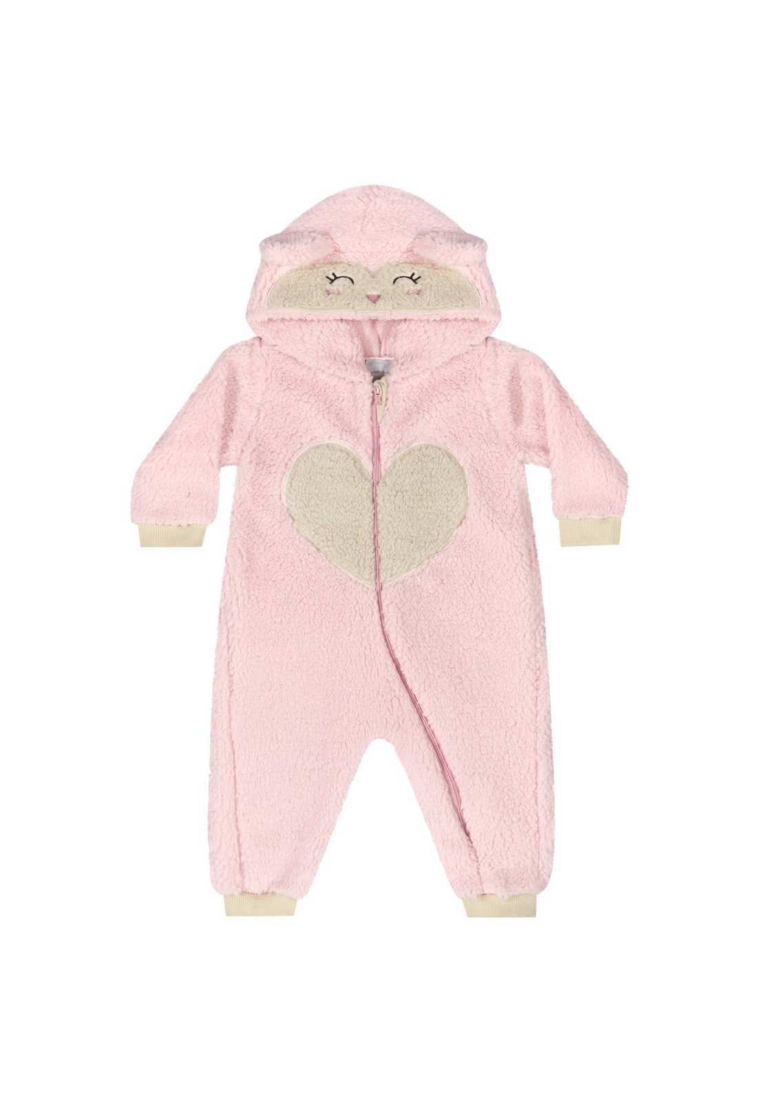 Vista 3 Infantil - Macacão de Gatinha para Menina Quimby rosa Quimby rosa