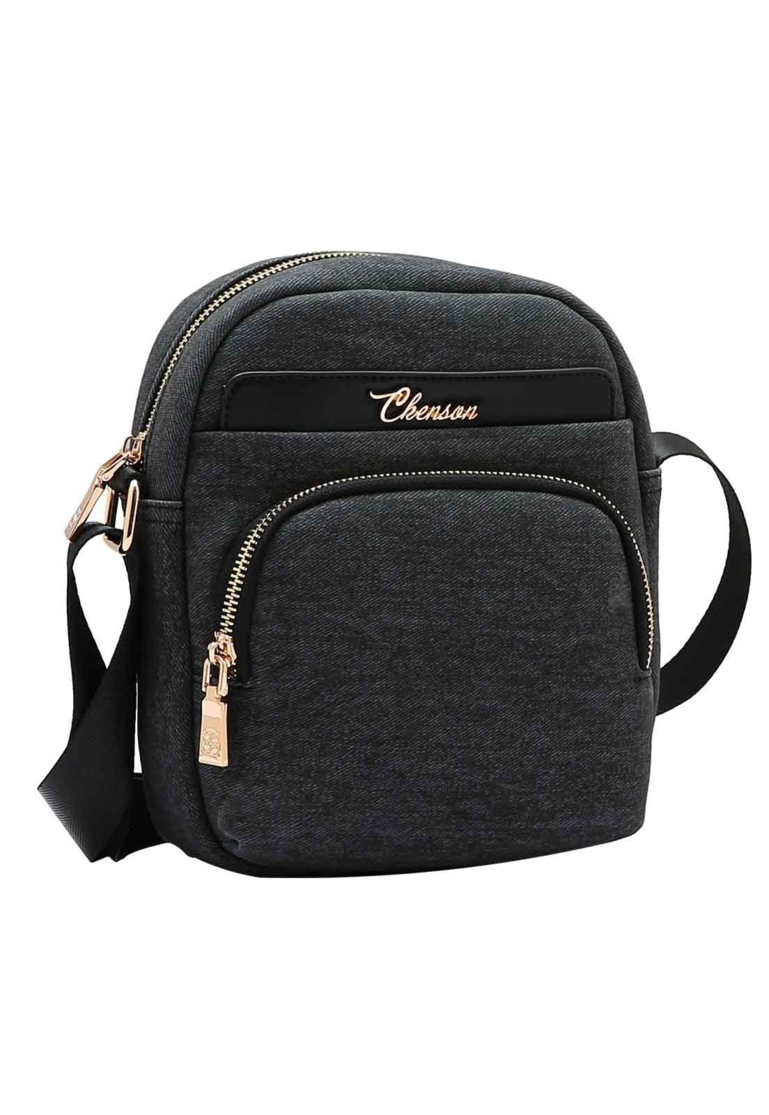 Bolsa Feminina Chenson Original Sport Cool Transversal Preto 3485109