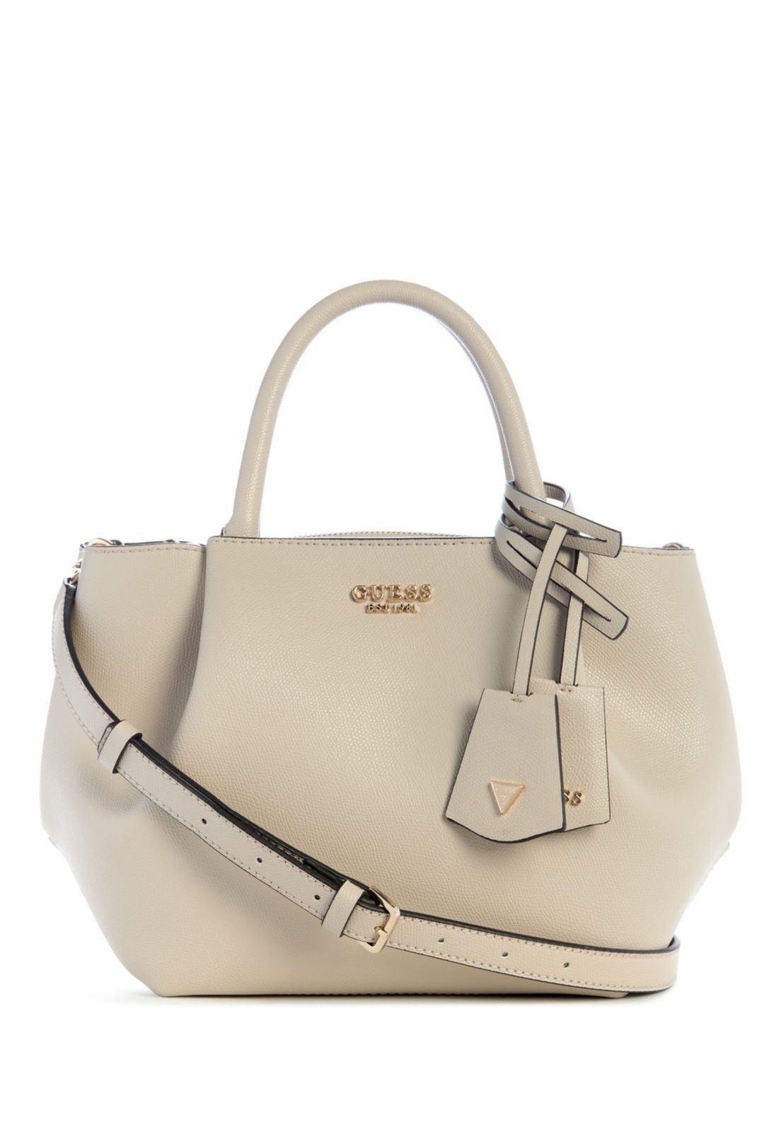 Bolsa Guess Amorette Girlfriend Satchel Bege