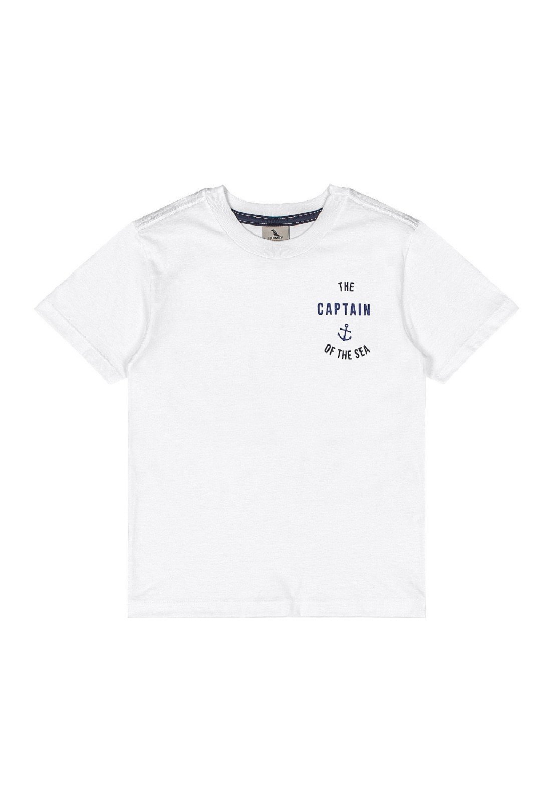 Vista 3 Infantil - Conjunto Camiseta Algodão Bermuda Quimby verde Quimby verde