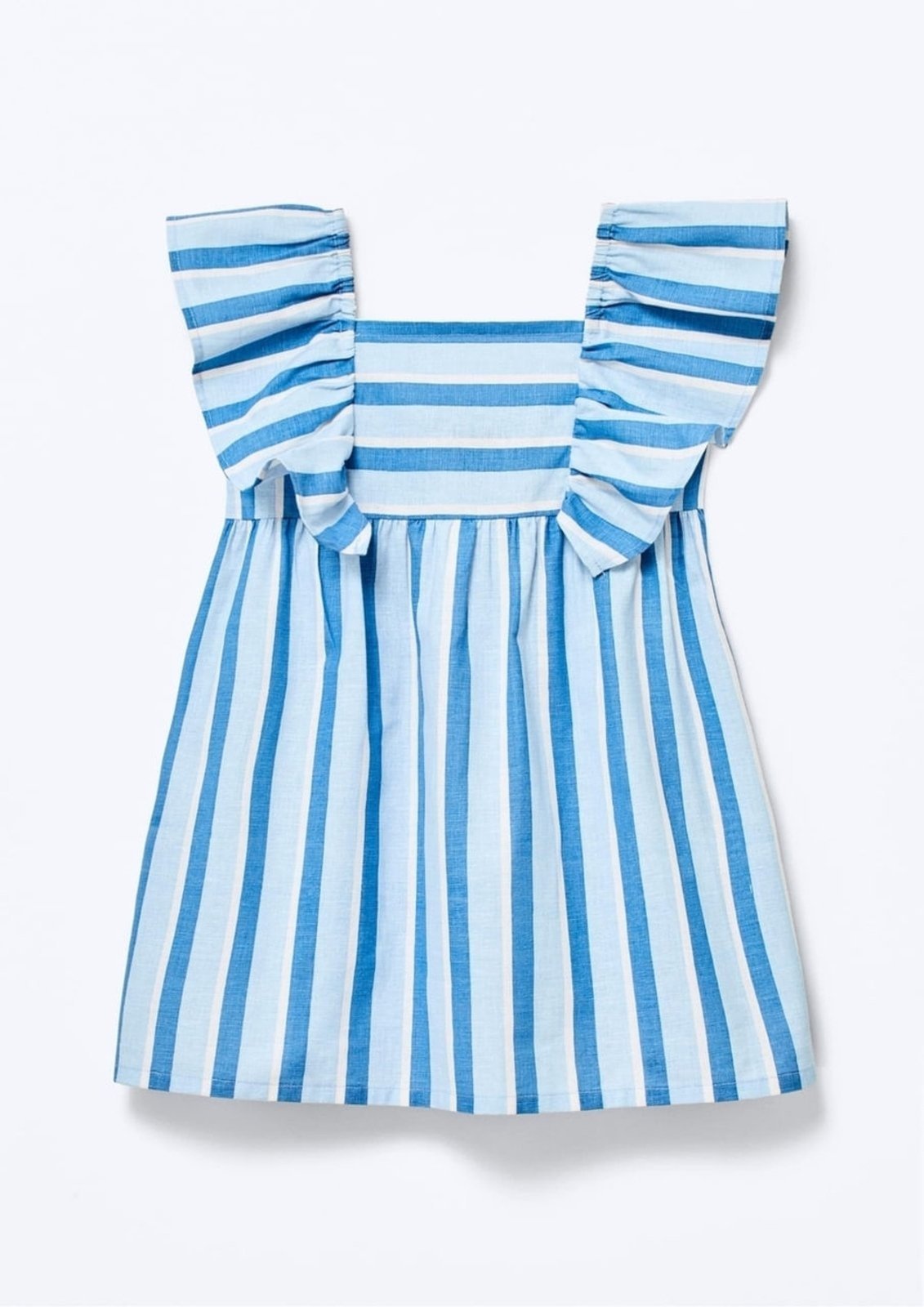 Infantil – Vestido Menina Toddler Fio Tinto Com Linho Hering