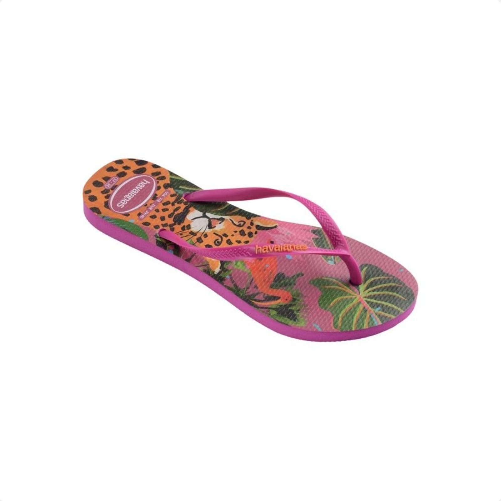 Vista 3 Chinelo Feminino Dedo Havaianas Slim Summer Bliss rosa Havaianas rosa