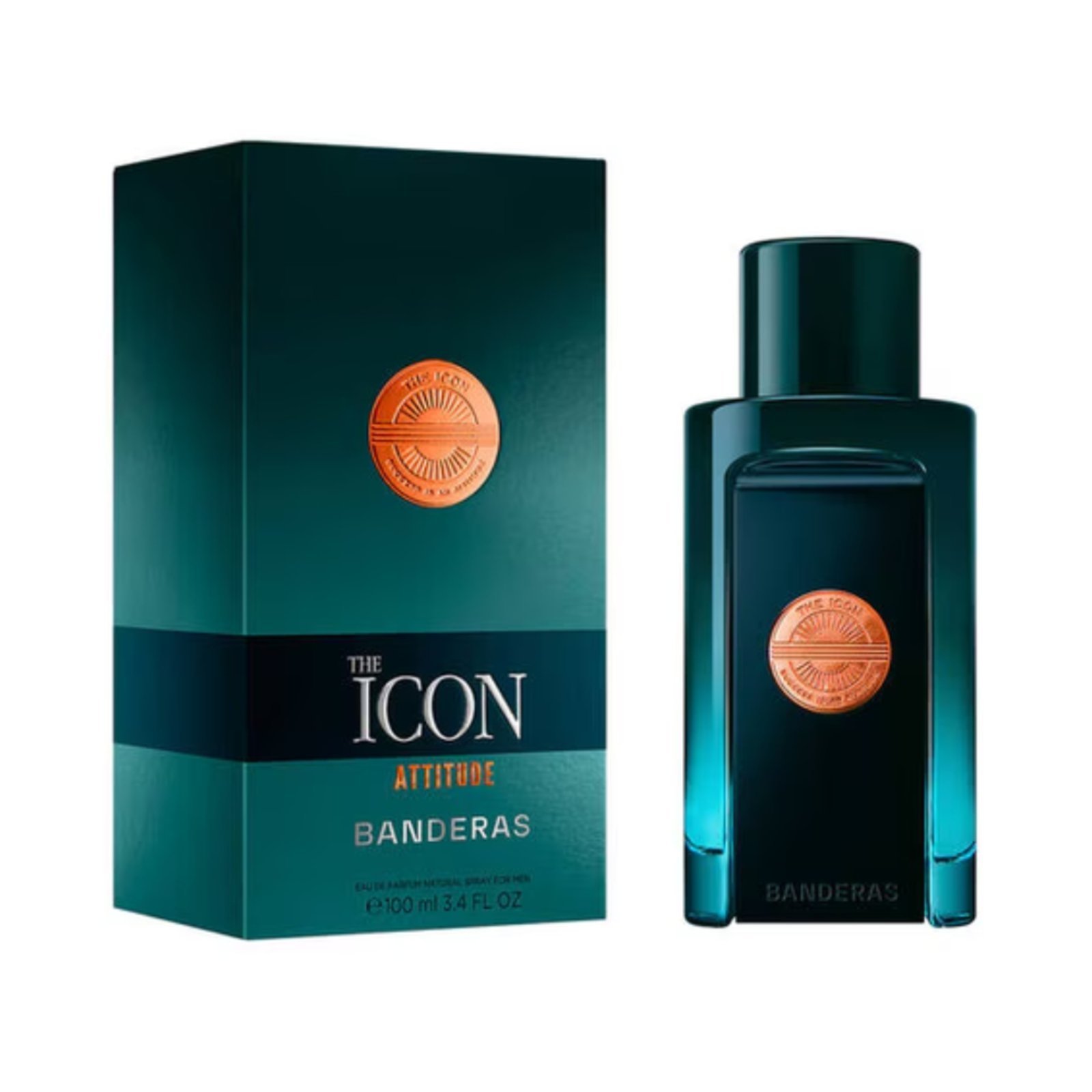 Vista 3 The Icon Attitude Antonio Banderas Perfume Masculino Eau de Parfum 100 ml incolor Antonio Banderas incolor