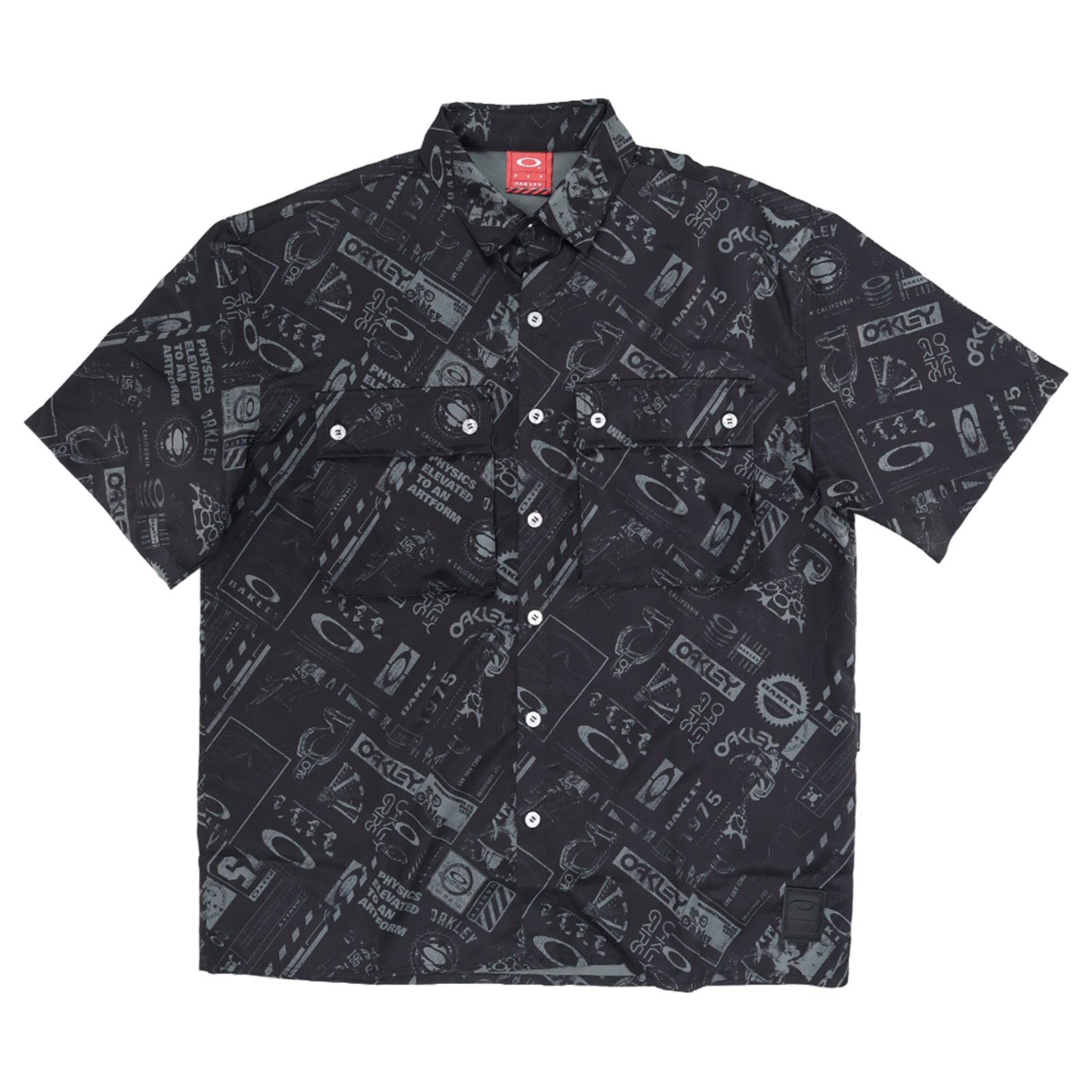 Camisa Masculina Oakley O-Mania Full Print Comfort