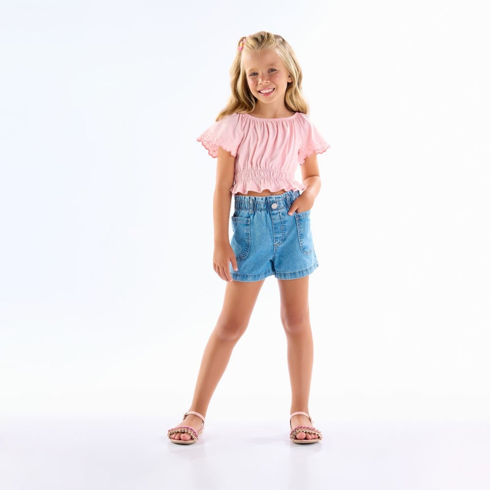 Infantil - Conjunto Menina - Rose - 50733-11 Rosa