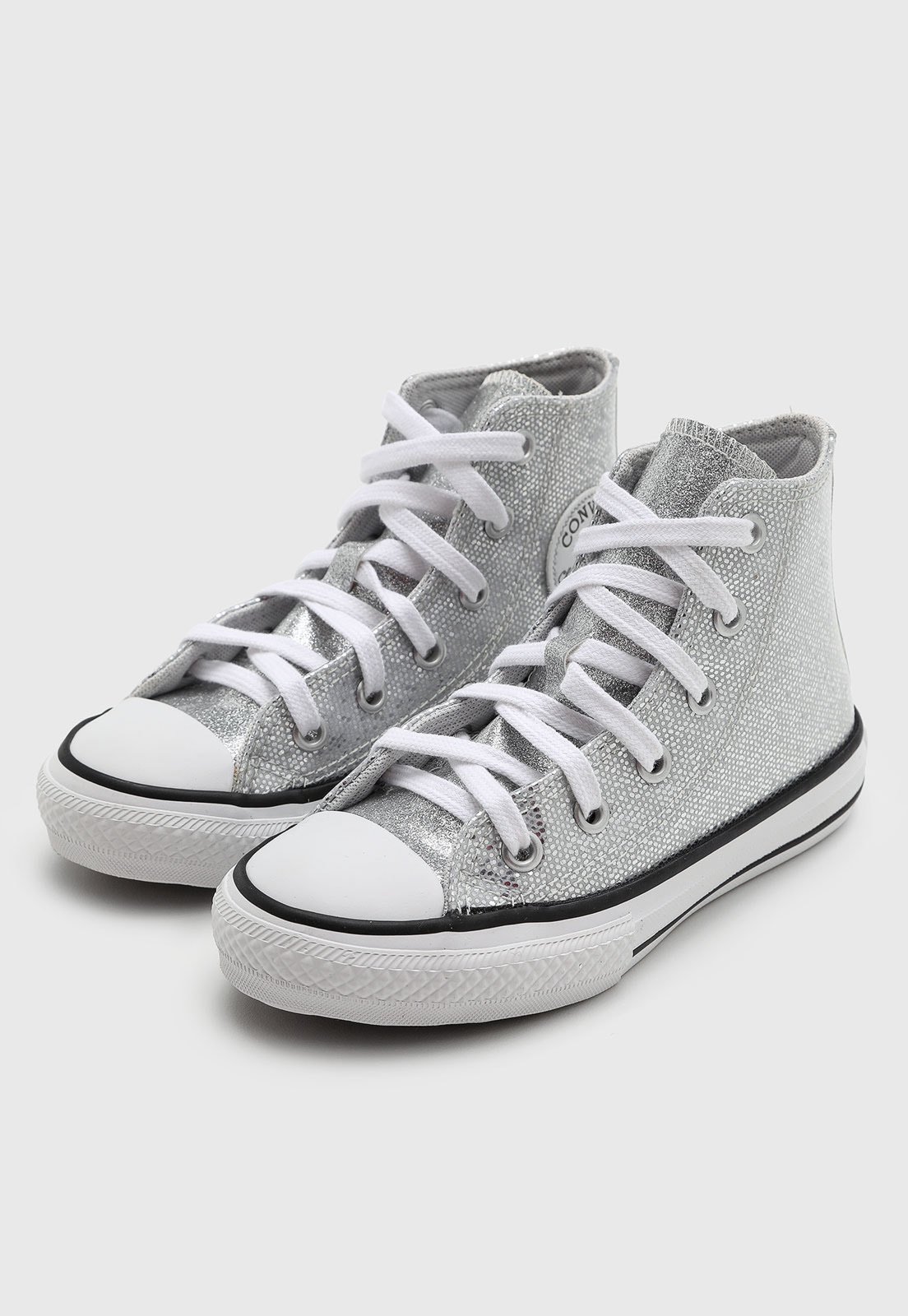 Infantil - Tênis Converse Chuck Taylor All Star Prata