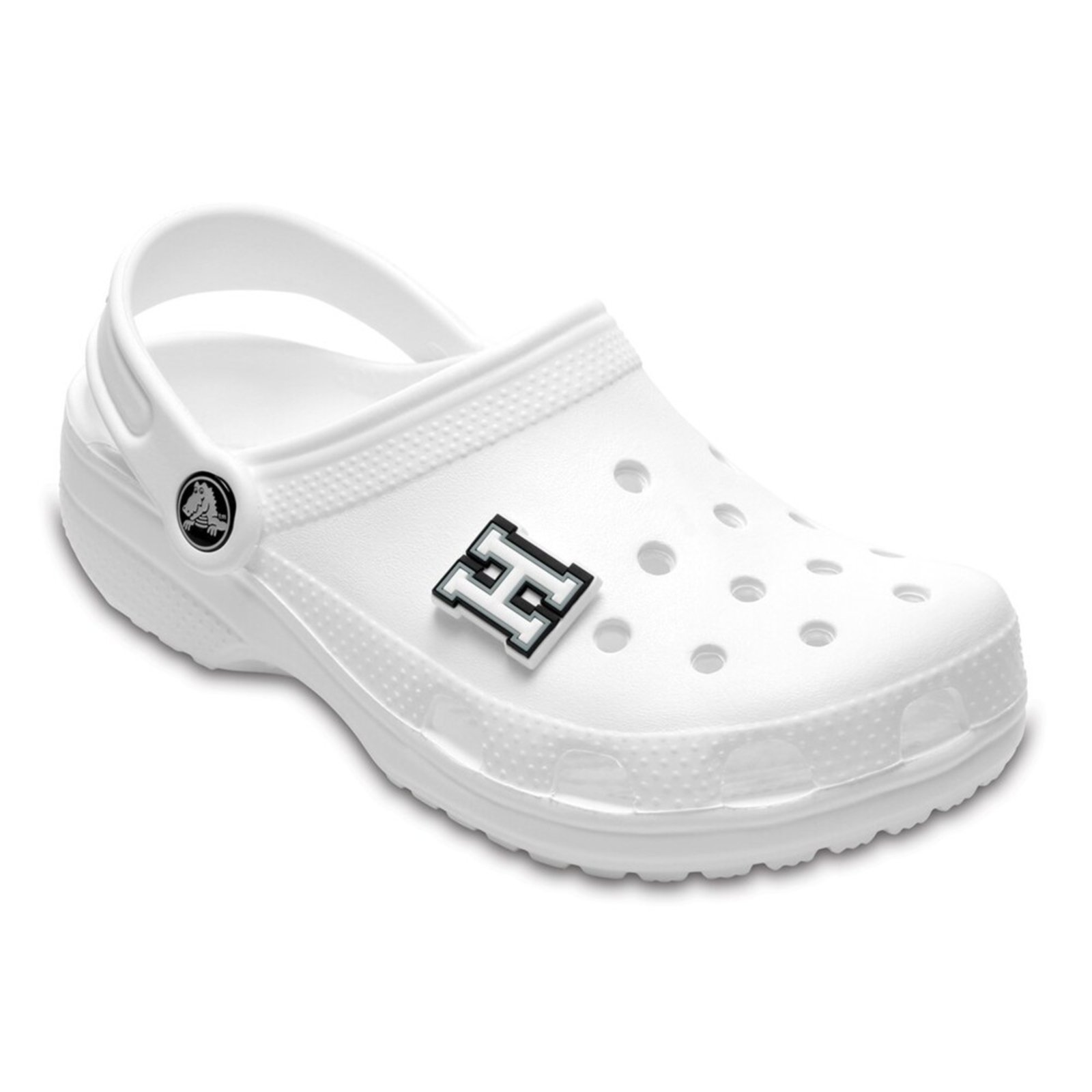 Vista 3 Infantil - Jibbitz Charm Letra H Unico Branco Crocs incolor Crocs incolor