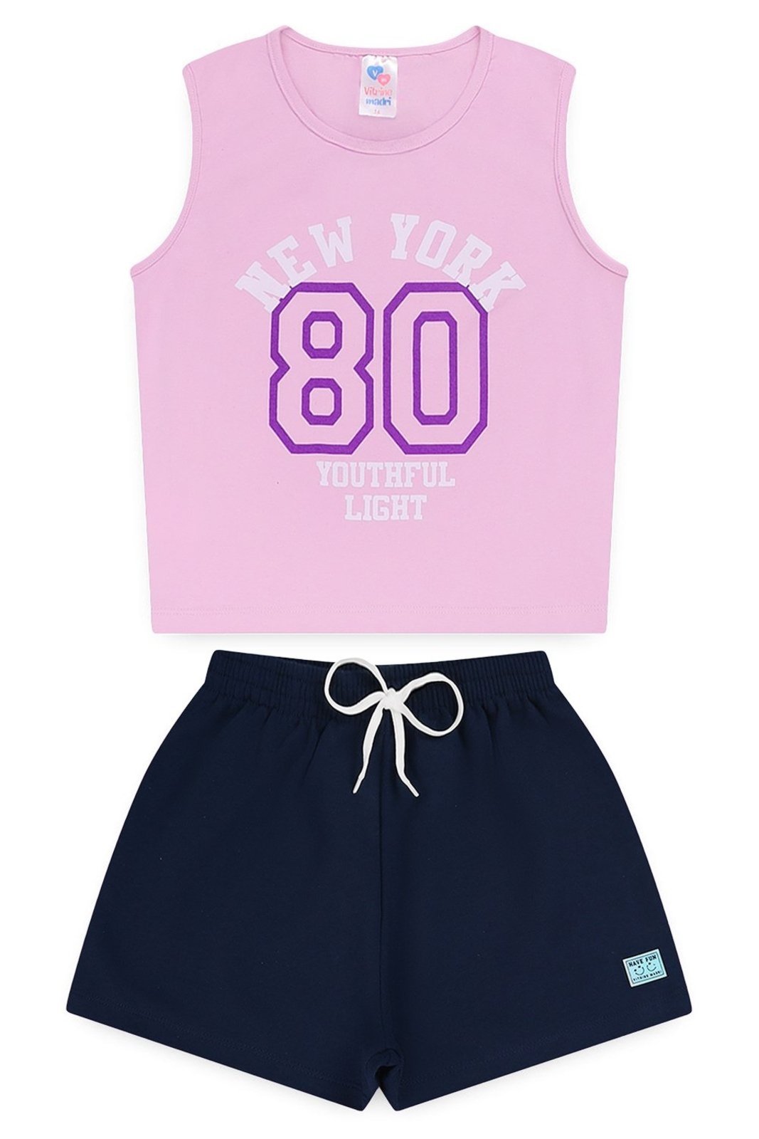Infantil - Conjunto Juvenil Verão Feminino New York