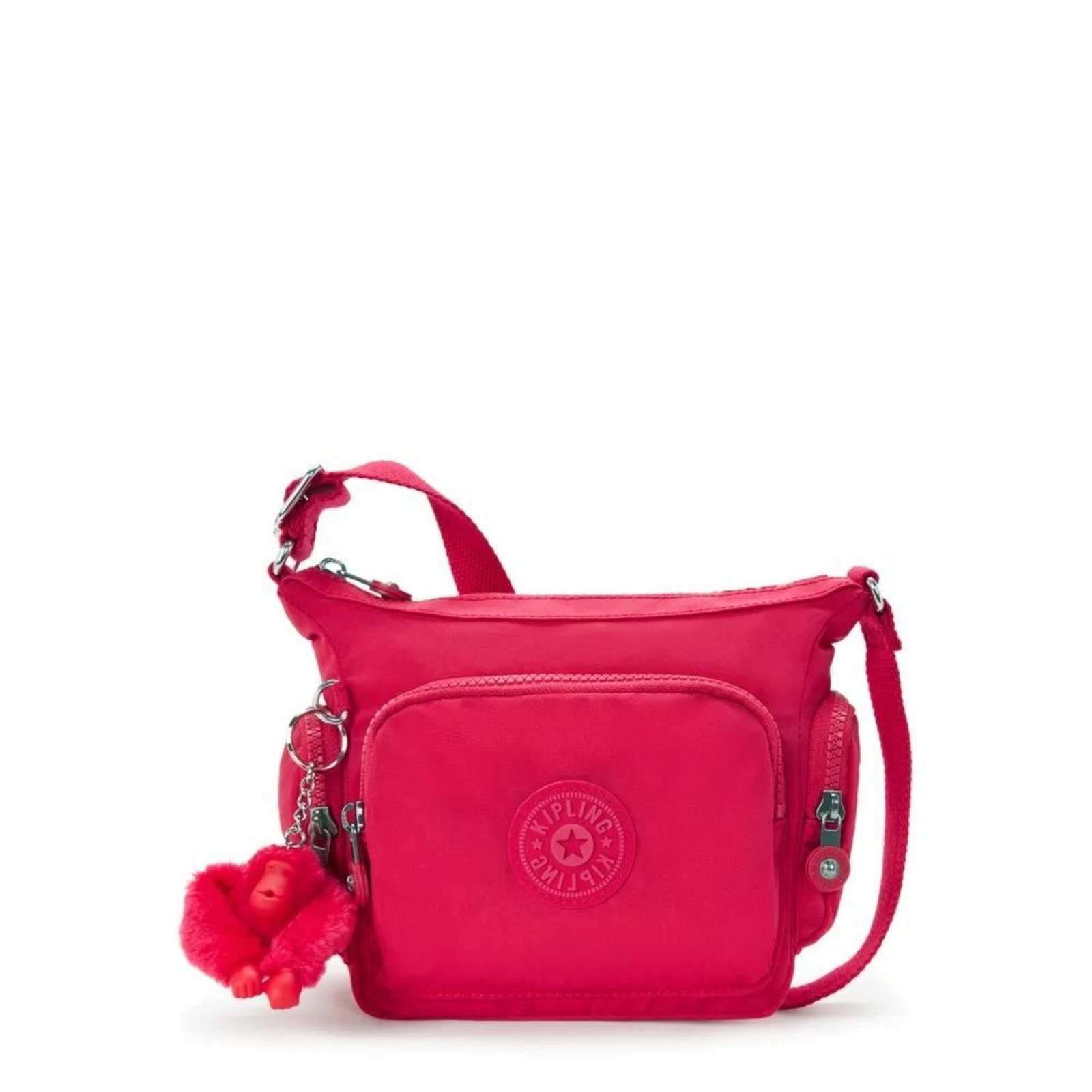 Vista 2 Bolsa Kipling Gabbie Mini Confetti Pink rosa pink Kipling rosa pink