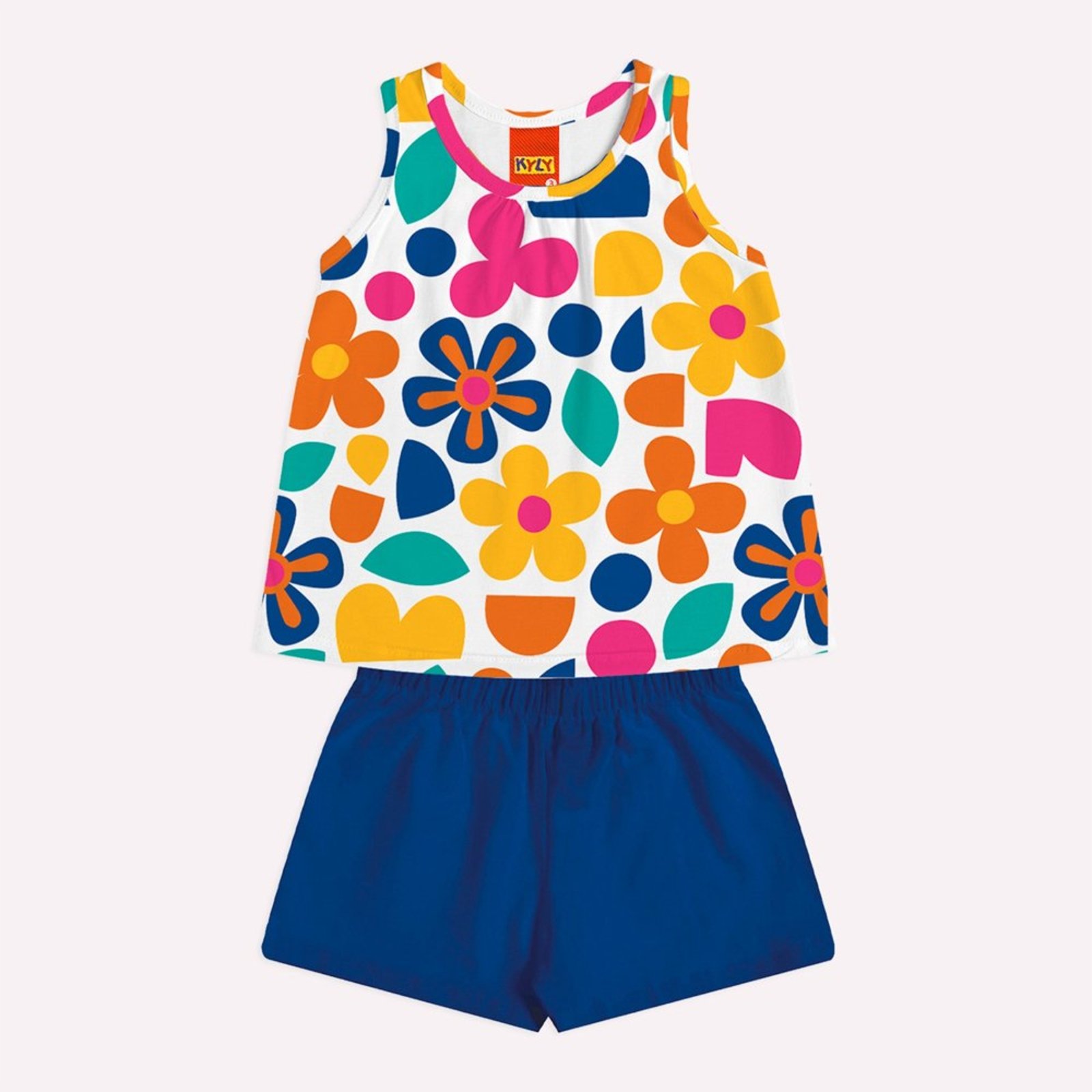 Infantil - Conjunto Menina Estampado Kyly