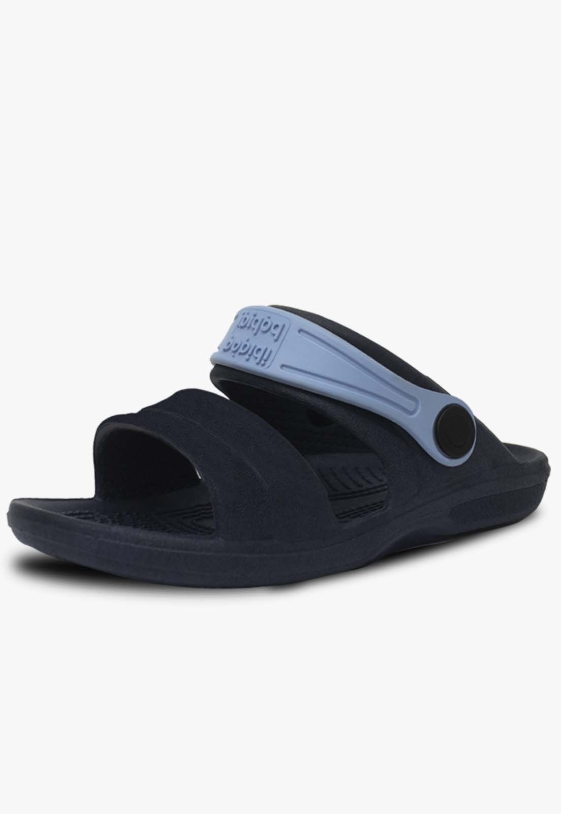 Infantil – Sandalia Papete Masculina Pópidi Babuche Menino Azul Marinho