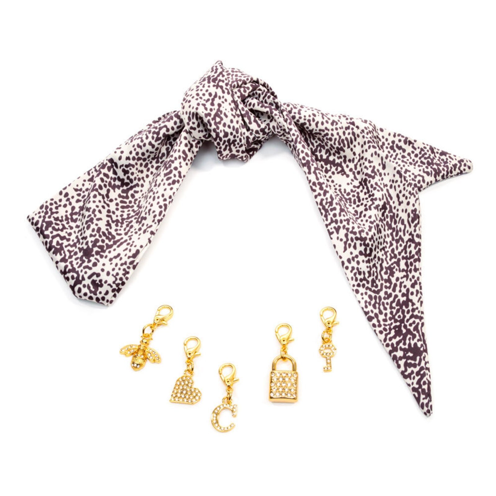 Vista 2 Charms Cecconello Lenço + Pingentes 2666001-2 Cecconello branco