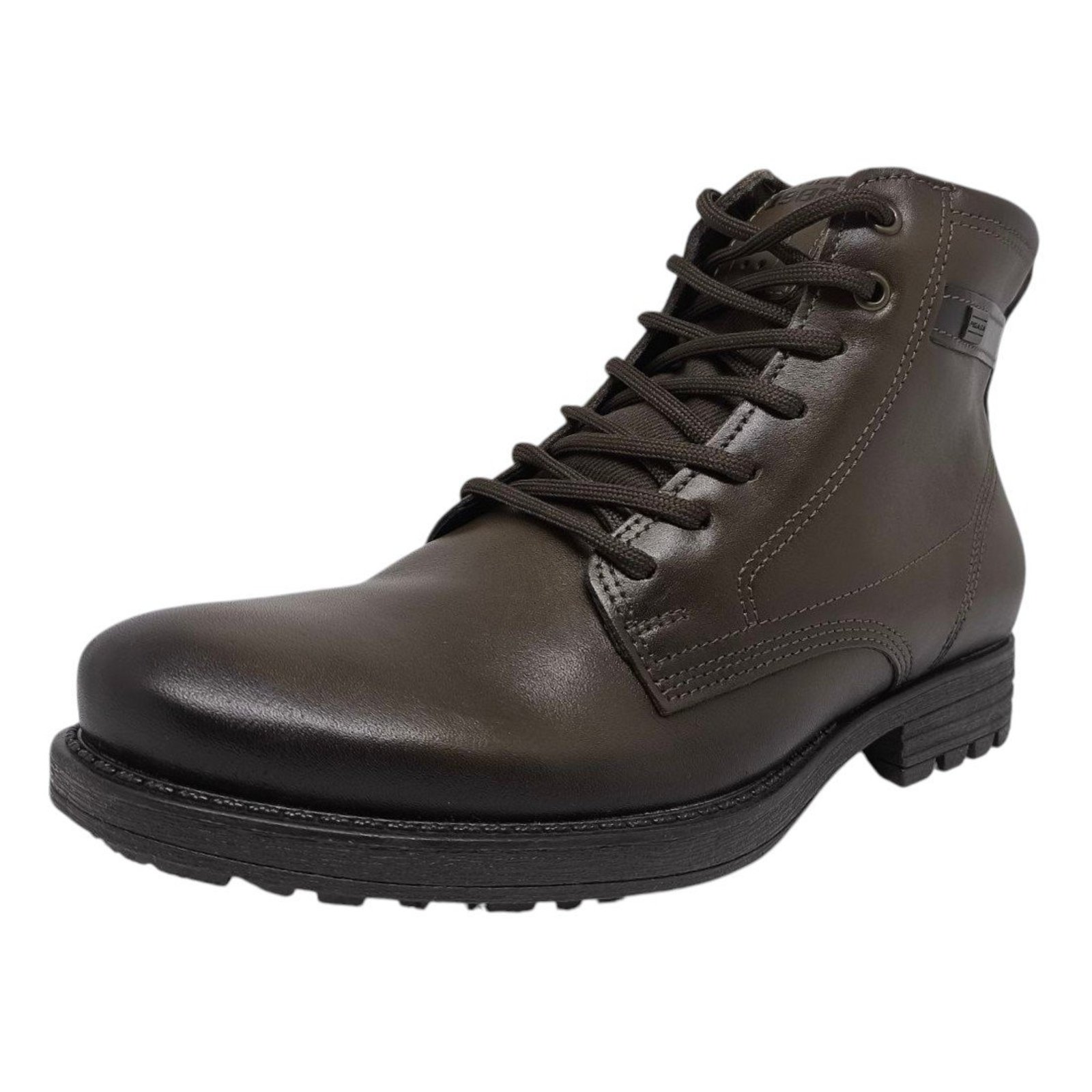 Coturno Masculino Tratorado Conforto em Couro Estilo Pegada