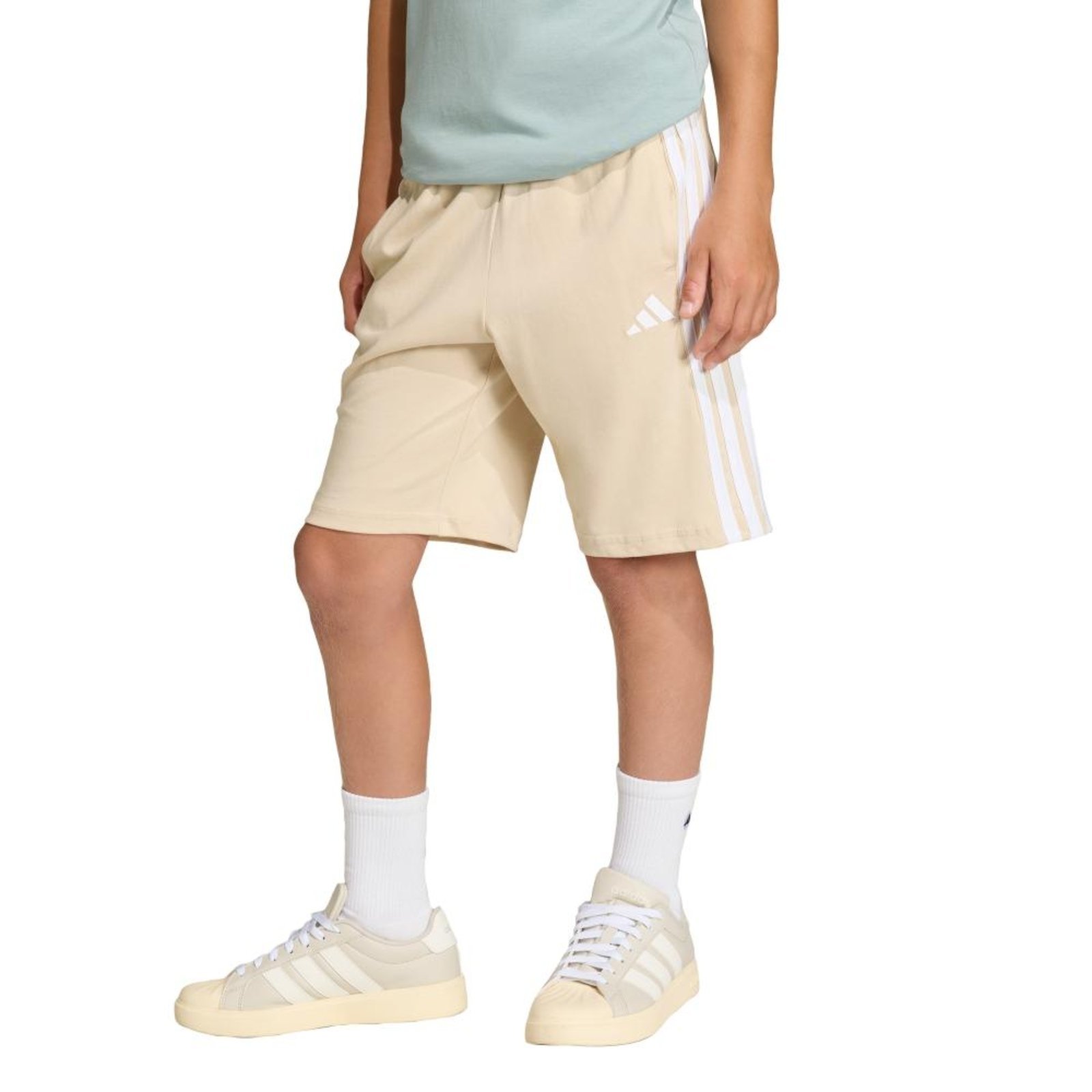 Vista 2 Infantil - Shorts Essentials adidas Sportswear cinza adidas Sportswear cinza