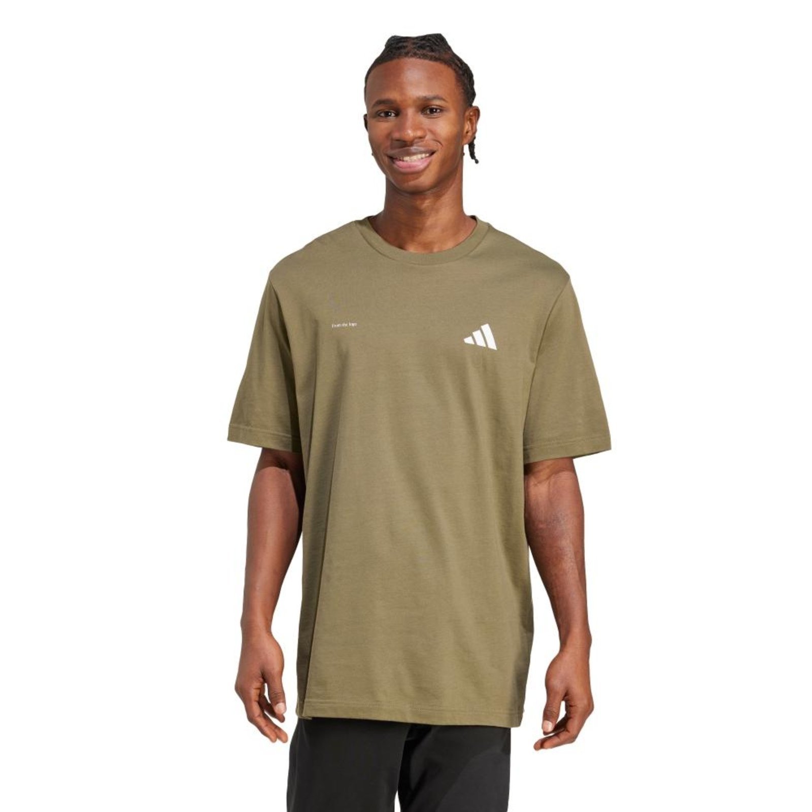 Lens Power Of Three Hoop Camiseta estampada adidas Sportswear Verde