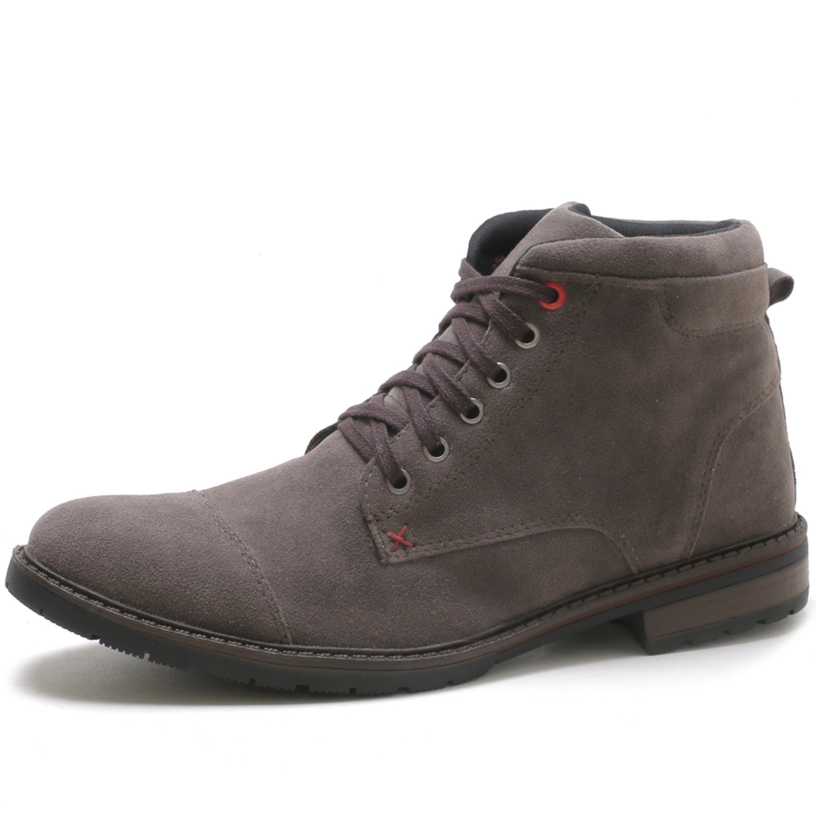 Vista 3 Bota Masculina Bredeni Camurça Com Carteira marrom BREDENI marrom