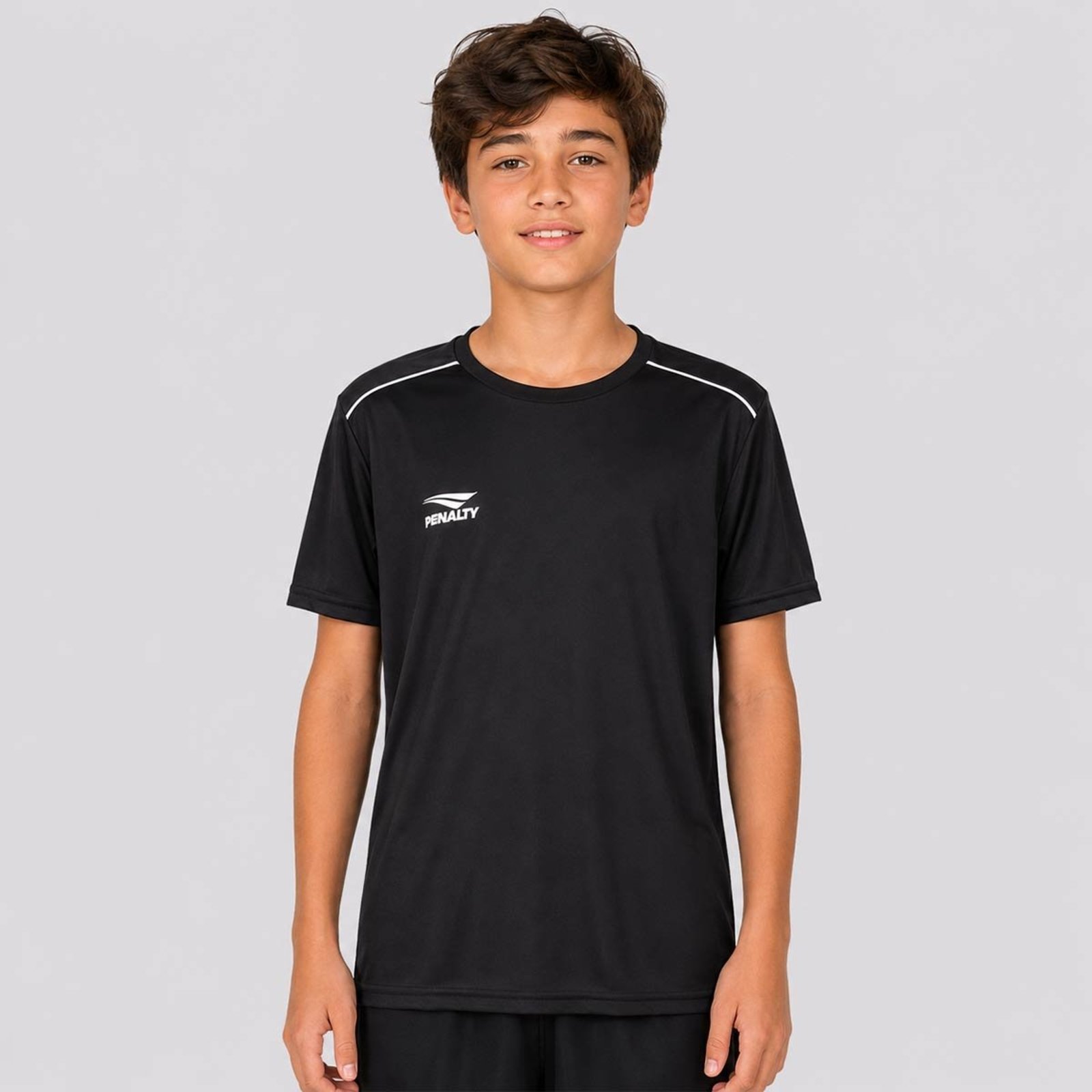 Camiseta Penalty Shoulder Juvenil Preto