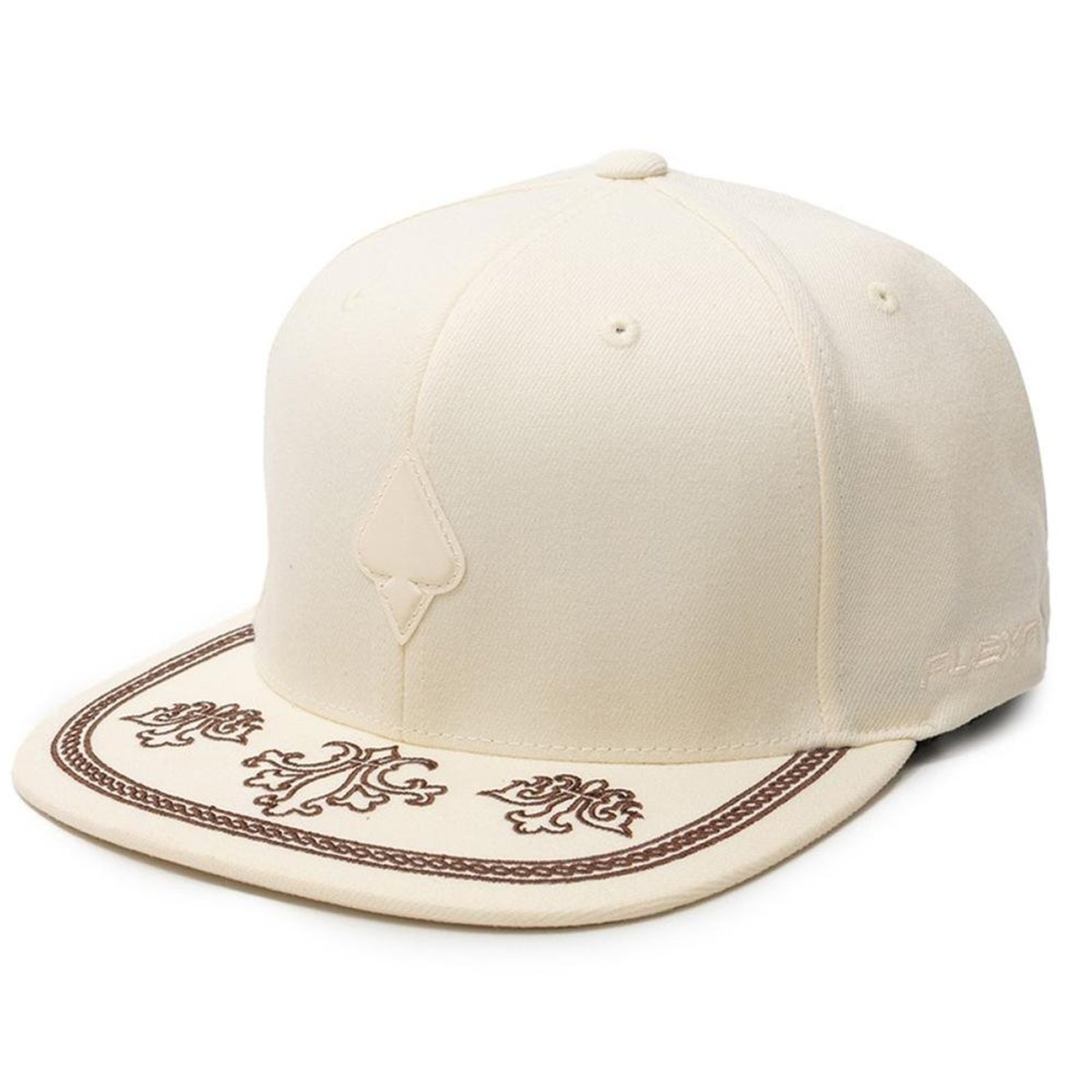Boné MCD Aba Reta Fitão 1.10 Flexfit Off White