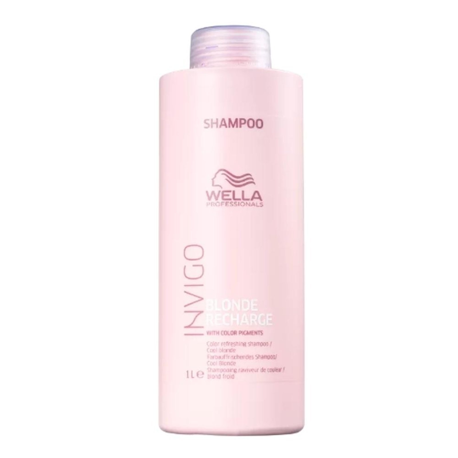 Vista 3 Wella Professionals Invigo Blonde Recharge Shampoo 1L+ Condicionador 200ml multicolorido WELLA PROFESSIONALS multicolorido