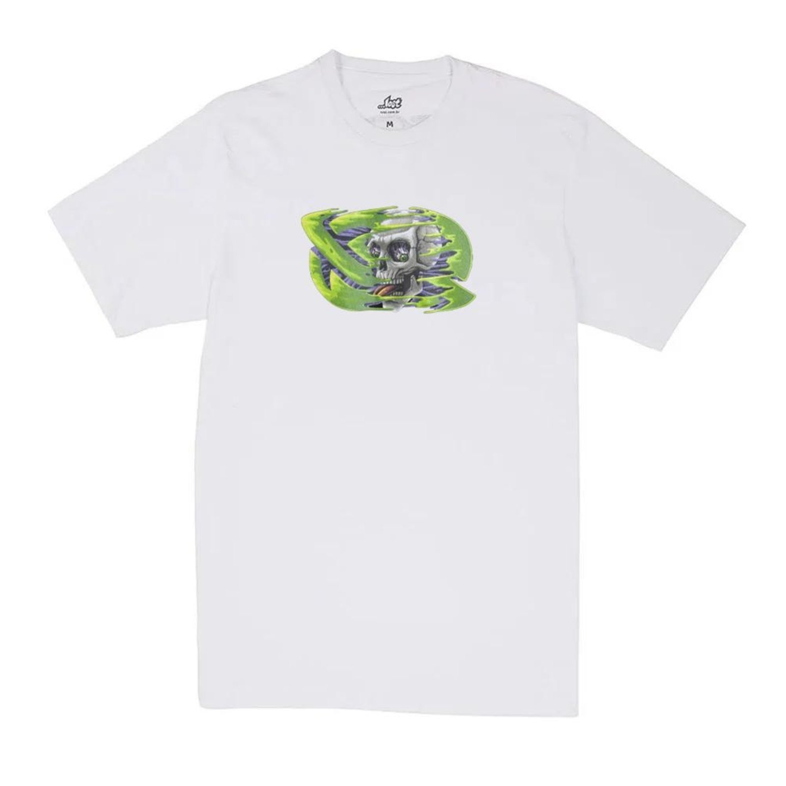 Camiseta Lost Saturn Skull WT23 Masculina Branco