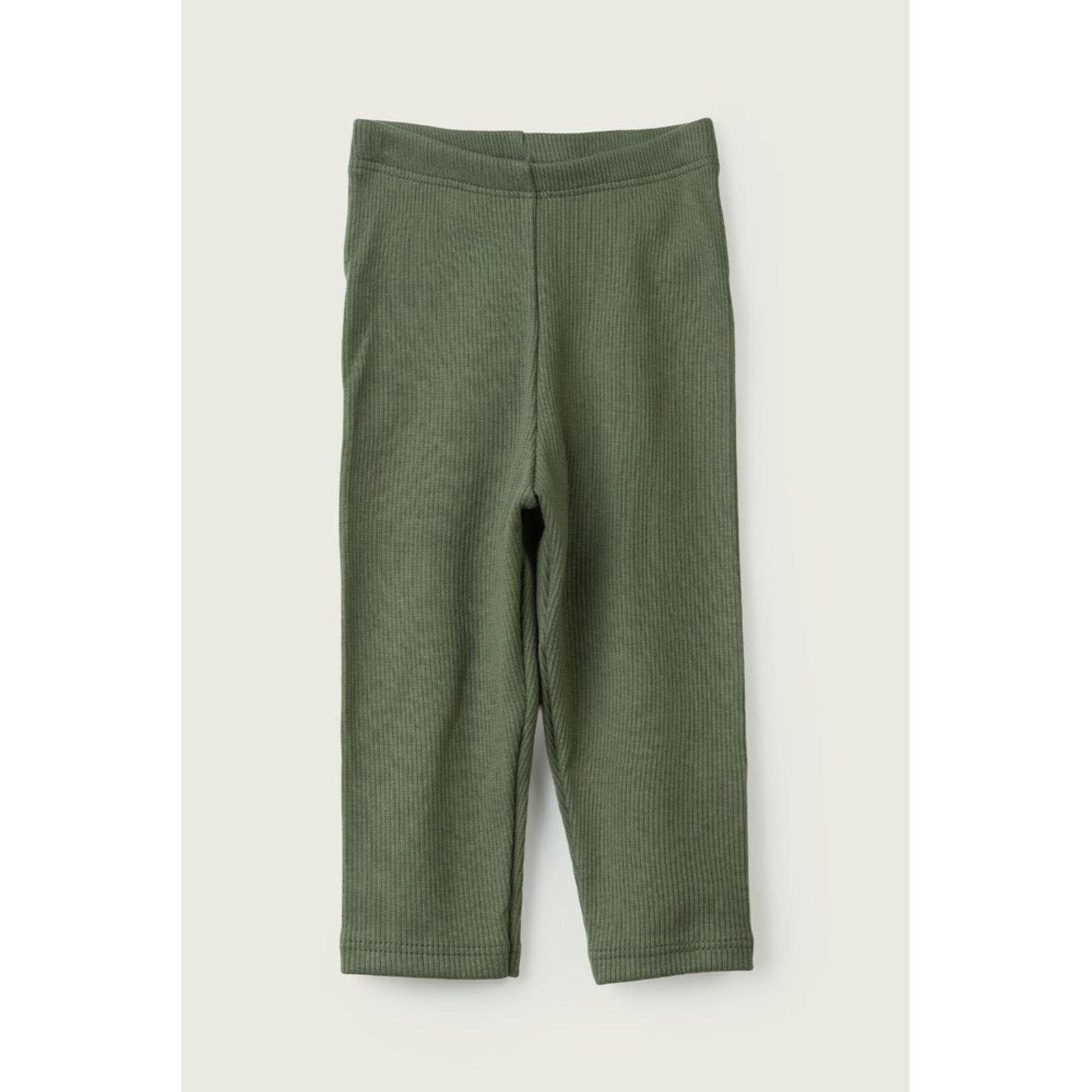 Infantil - Calça Legging Canelada do Papai Verde Escuro