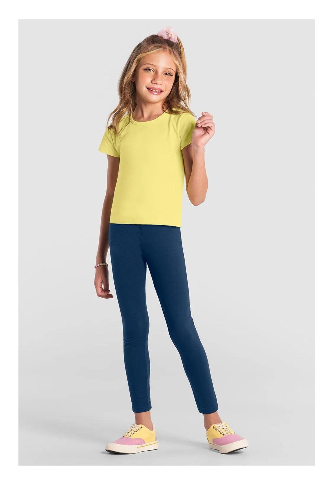 Infantil - Calça Legging Basic Azul Brandili 1 Azul