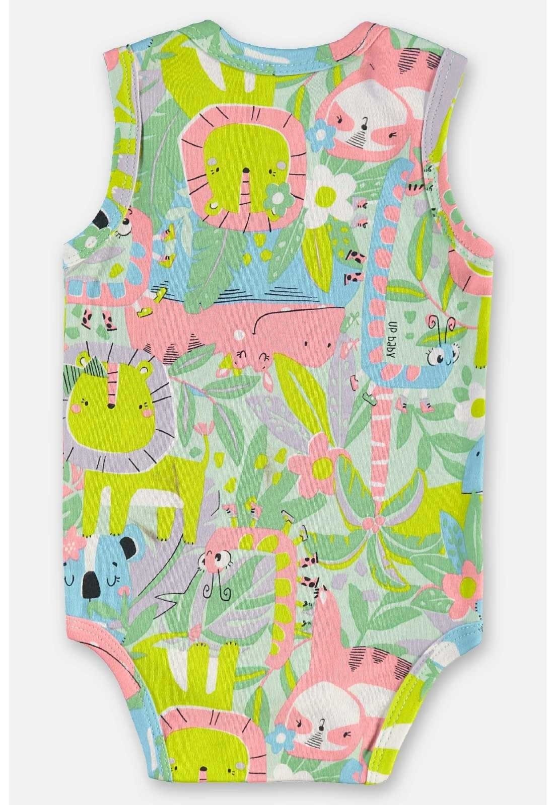 Vista 3 Infantil - Body Regata em Suedine Menina Up Baby bege Up Baby bege