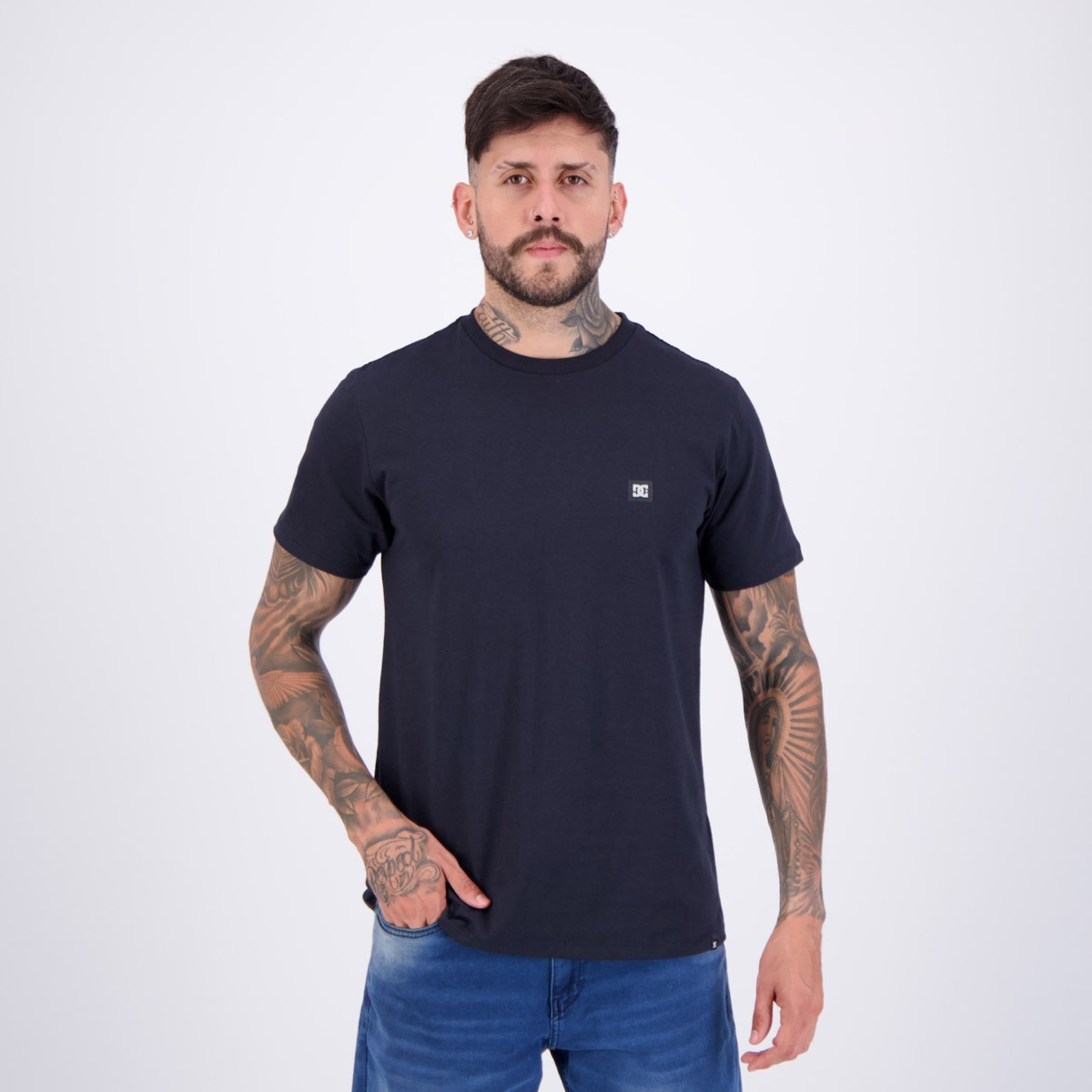 Camiseta DC Shoes Transfer Marinho